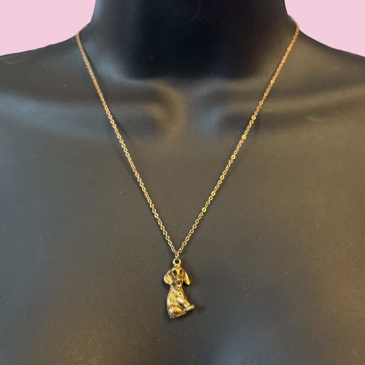 Other Gold tone Hound dog pendant necklace Size ONE SIZE - 1 Thumbnail