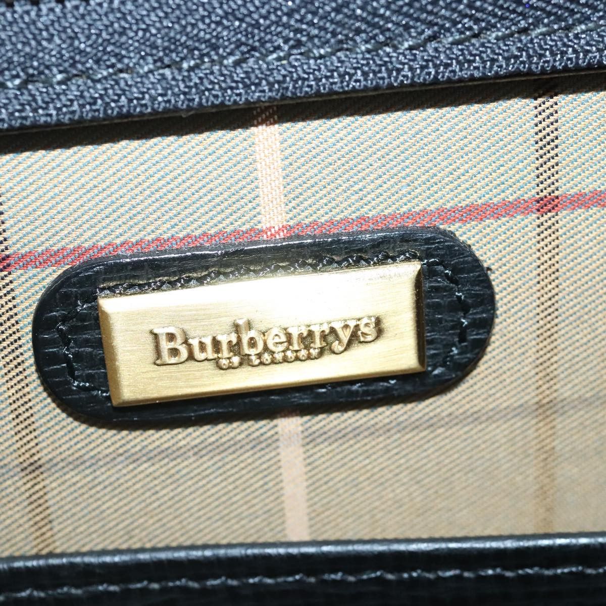 Burberry Burberry Business Bag Leather Black Gold Size ONE SIZE - 16 Thumbnail