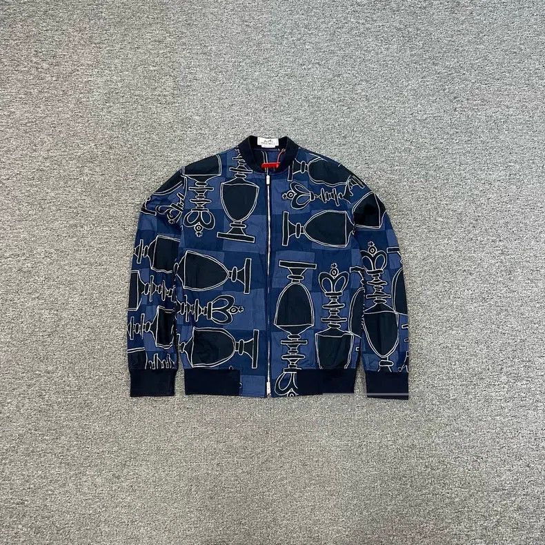 Hermes Hermes Trophy Baseball Jacket Size XS / US 0-2 / IT 36-38 - 1 Thumbnail