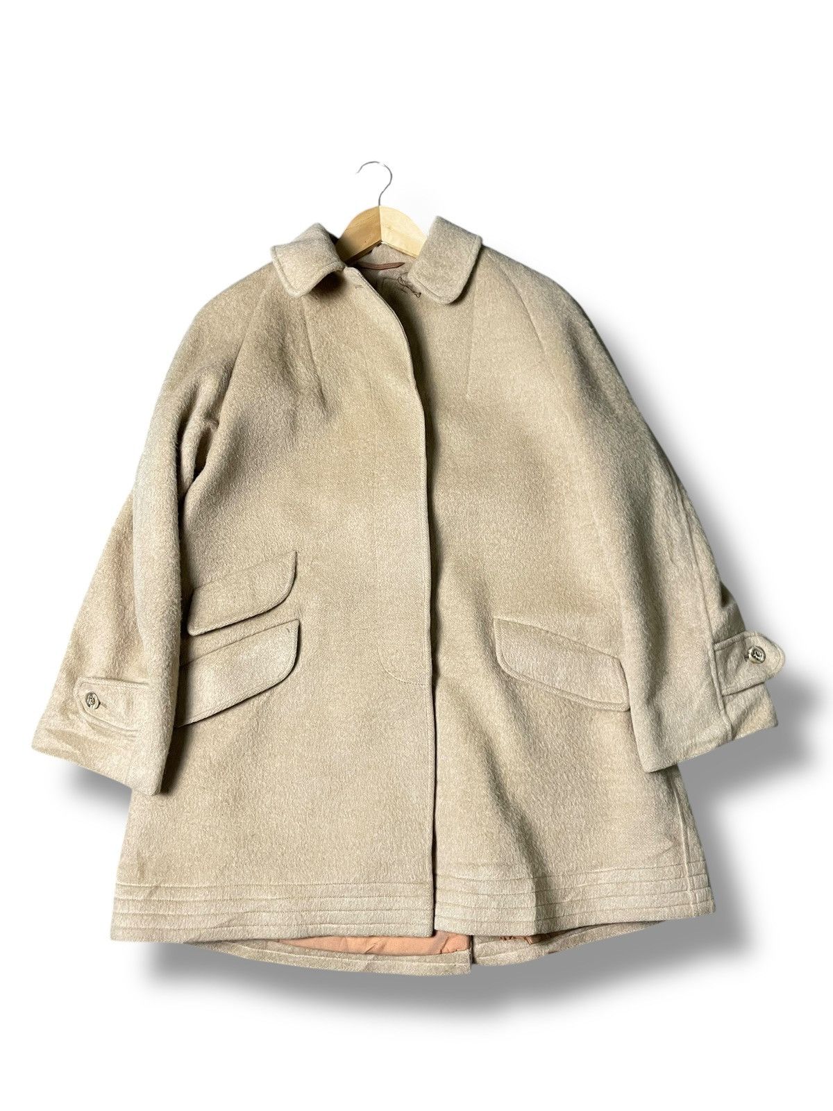 Aquascutum × Japanese Brand × Vintage Vintage AQUASCUTUM Wool Coat (90) Size US XXS / EU 40 - 1 Thumbnail
