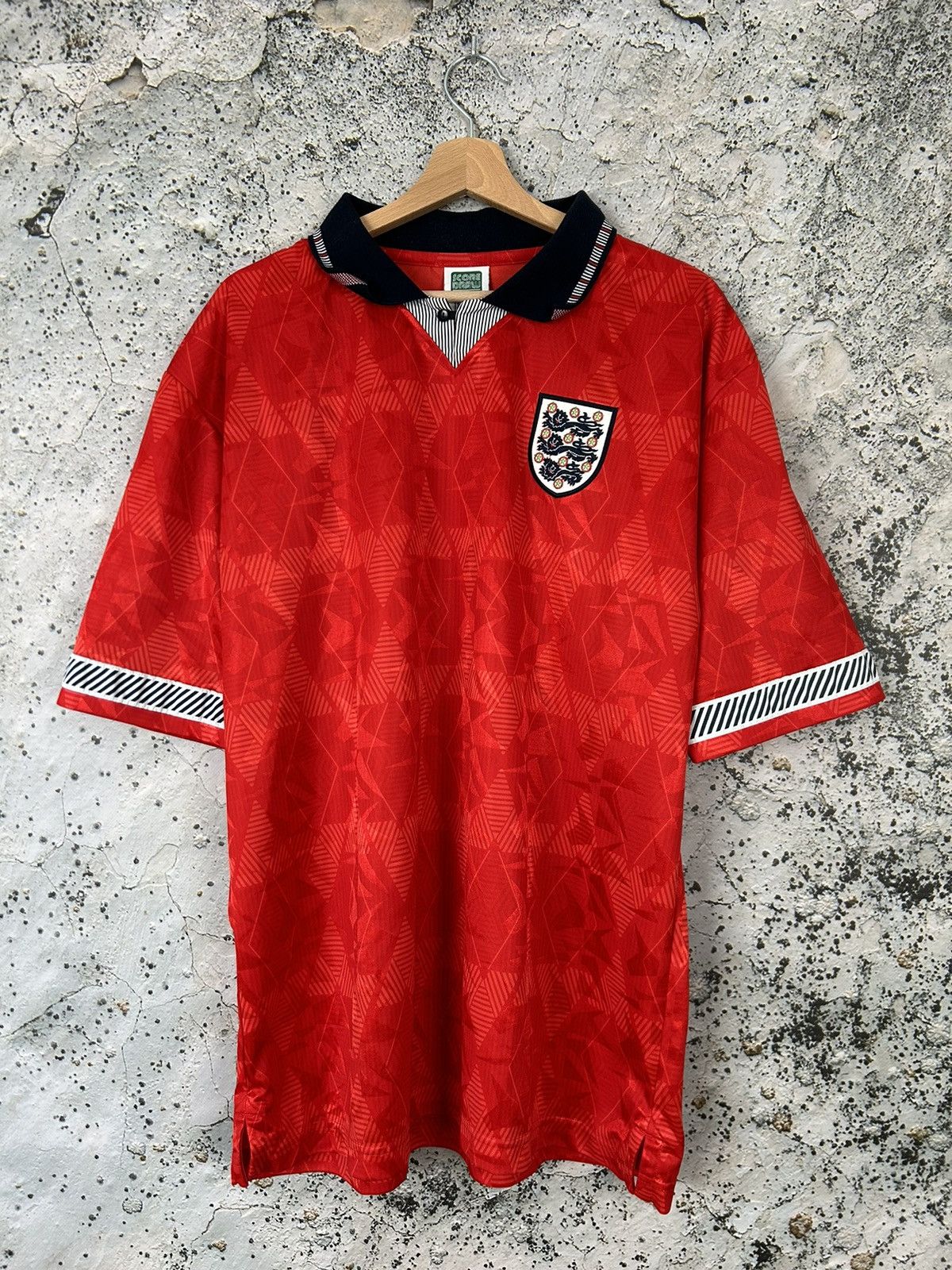 Vintage Vintage England Soccer Draw Jersey Football Retro 90s Size US XL / EU 56 / 4 - 1 Thumbnail