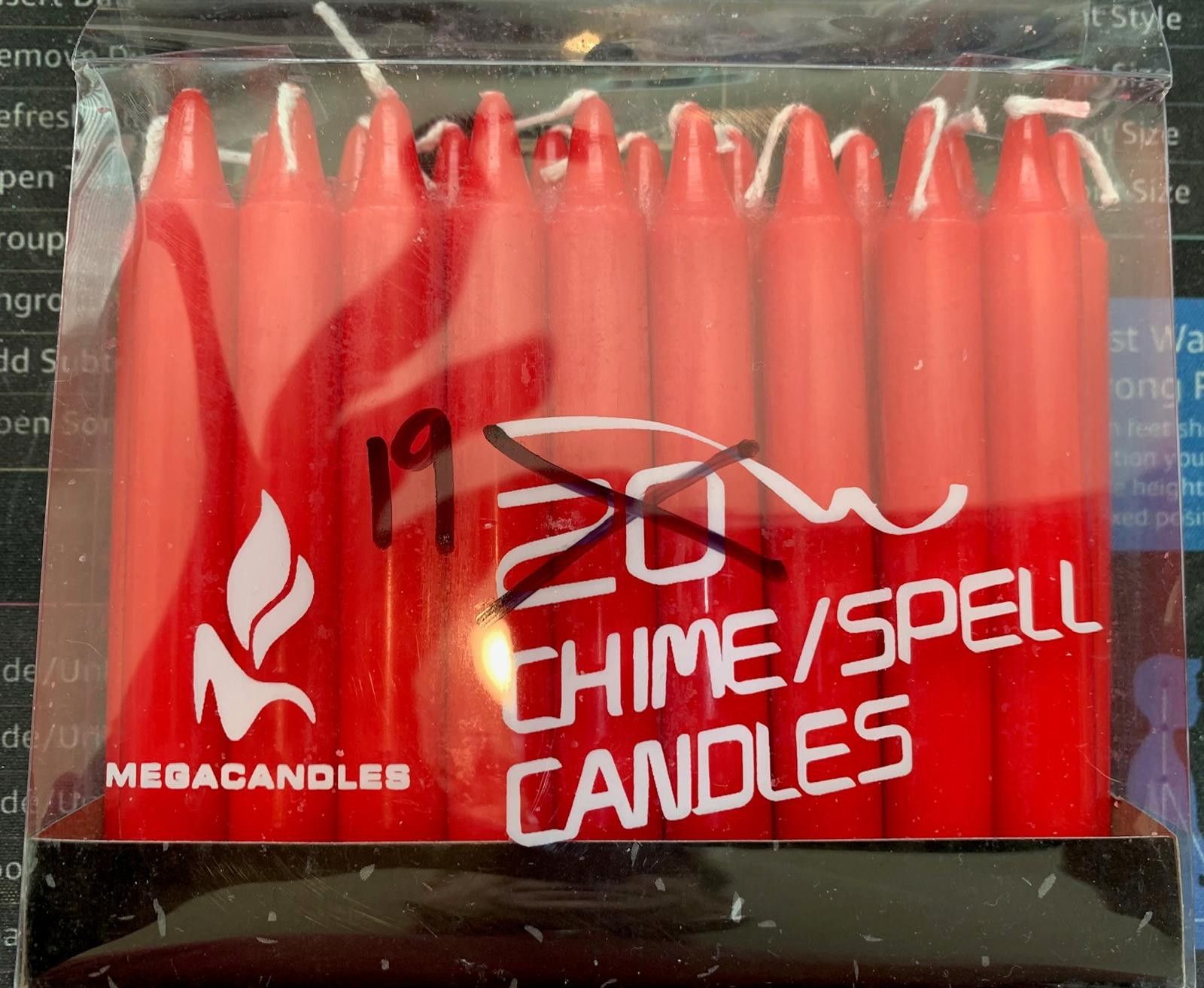 Other 19 Small Red Chime/Spell Candles Size ONE SIZE - 1 Thumbnail