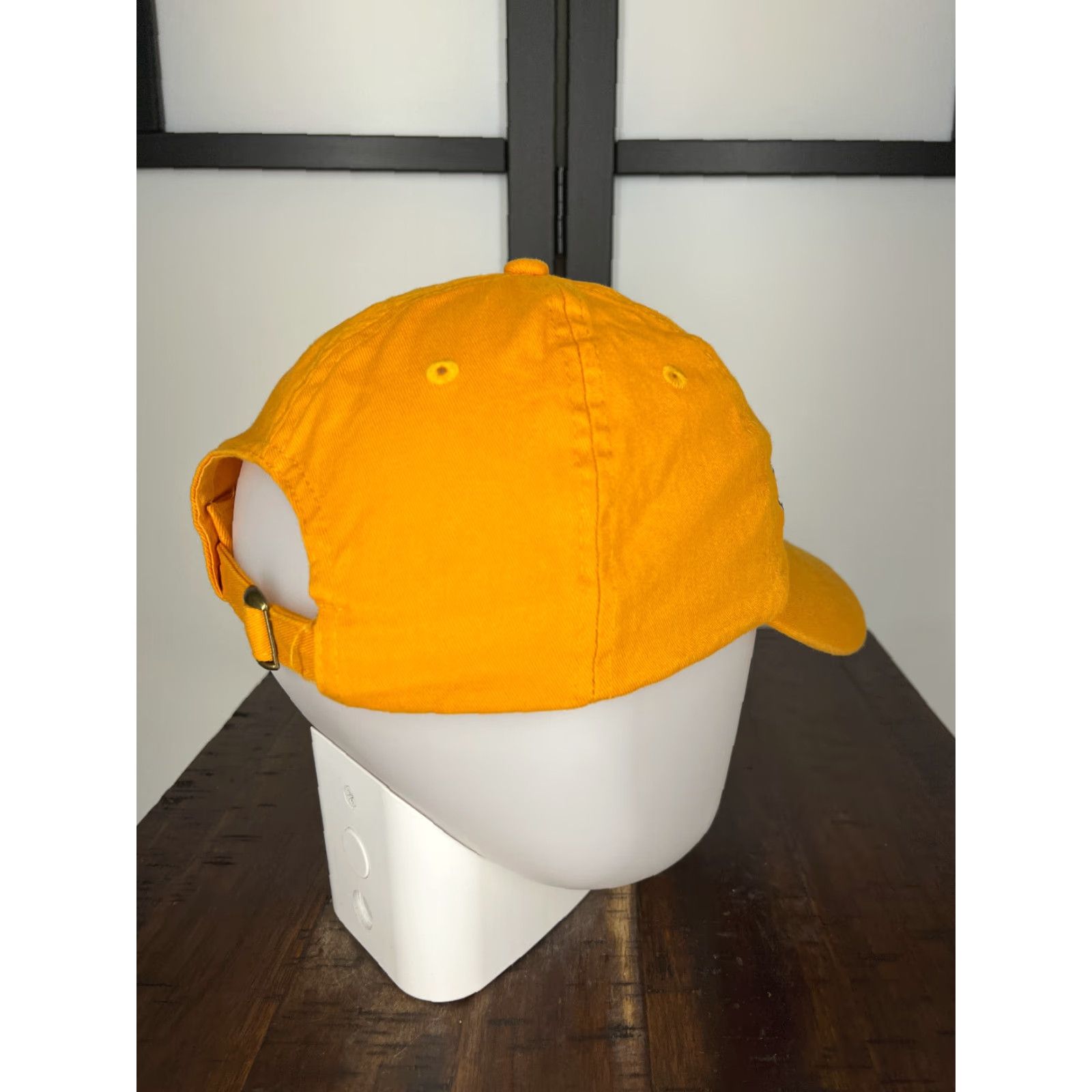 Vintage Pittsburgh Hat Strap Back Adult One Size Yellow Embroidered 100% Cotton Cap Size ONE SIZE - 7 Thumbnail