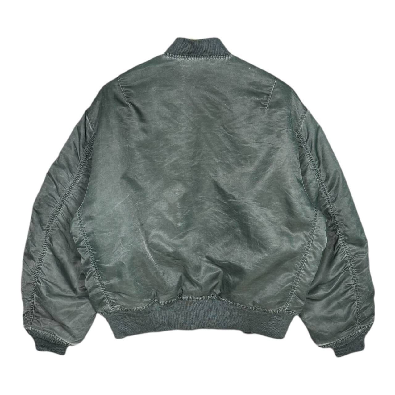 Other Vintage MA-1 Flight Jacket Bomber Grey Size US M / EU 48-50 / 2 - 2 Thumbnail