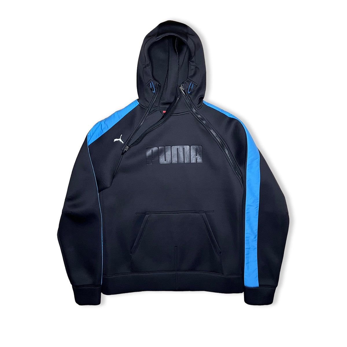 Puma 2000’s Puma Scuba Dual Zip Technical Hoodie Size US L / EU 52-54 / 3 - 2 Thumbnail