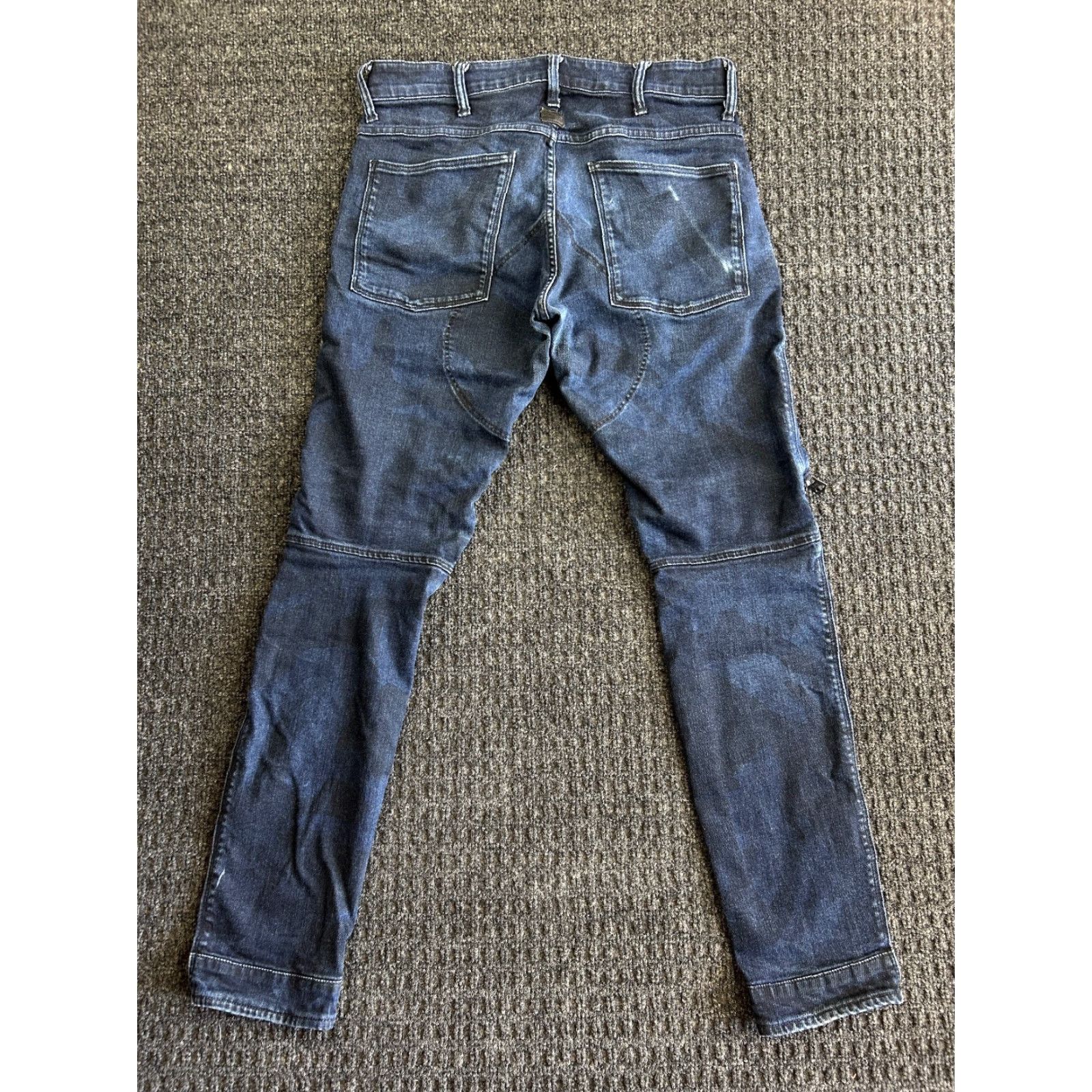 G-Star VINTAGE G Star Raw Jeans 31 x 32 Slim Blue 3D Biker Motorcycle Streetwear Men Jeans Size US 31 - 2 Thumbnail