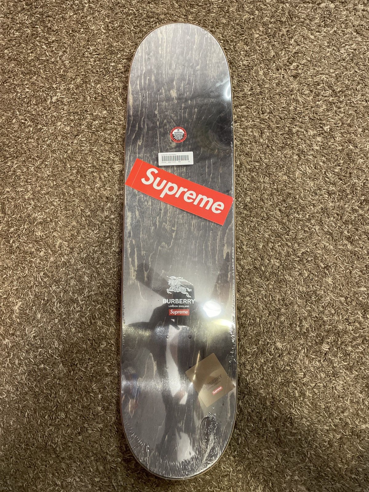 Burberry × Supreme supreme x burberry skateboard (pink) Size ONE SIZE - 3 Thumbnail
