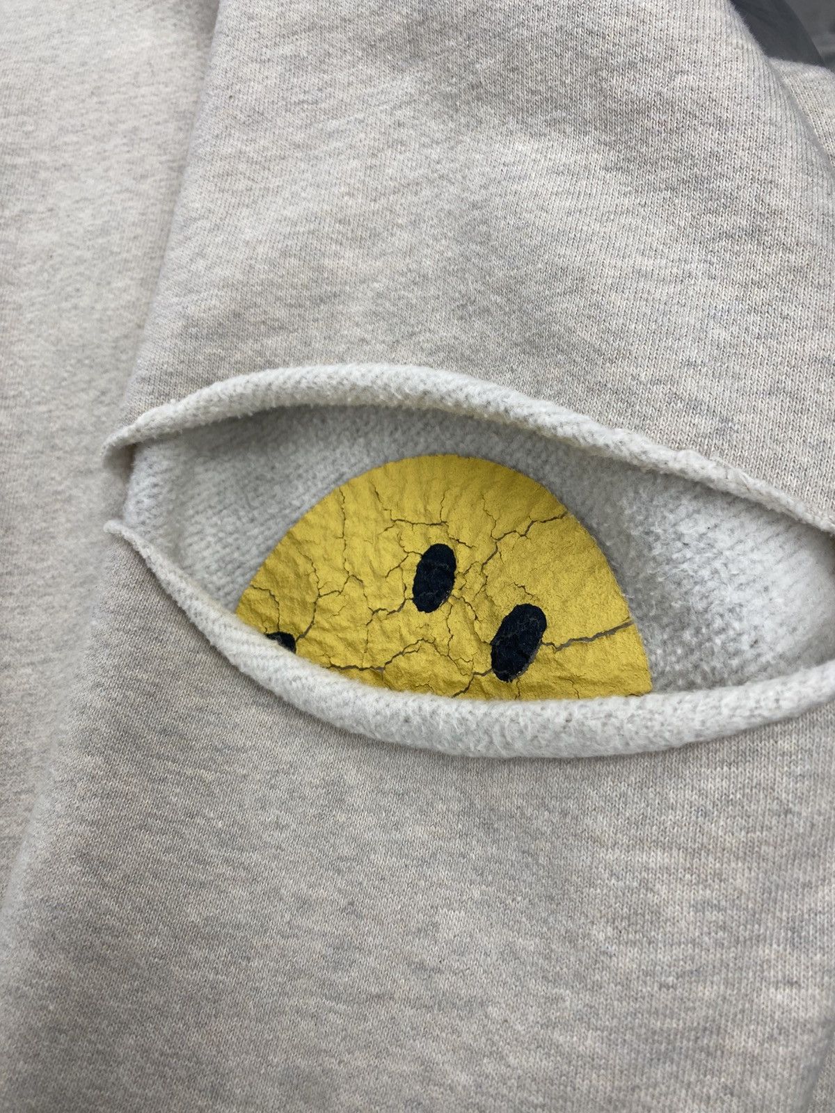 Kapital Kapital smiley fleece hoodie grey medium authentic Size US S / EU 44-46 / 1 - 6 Thumbnail