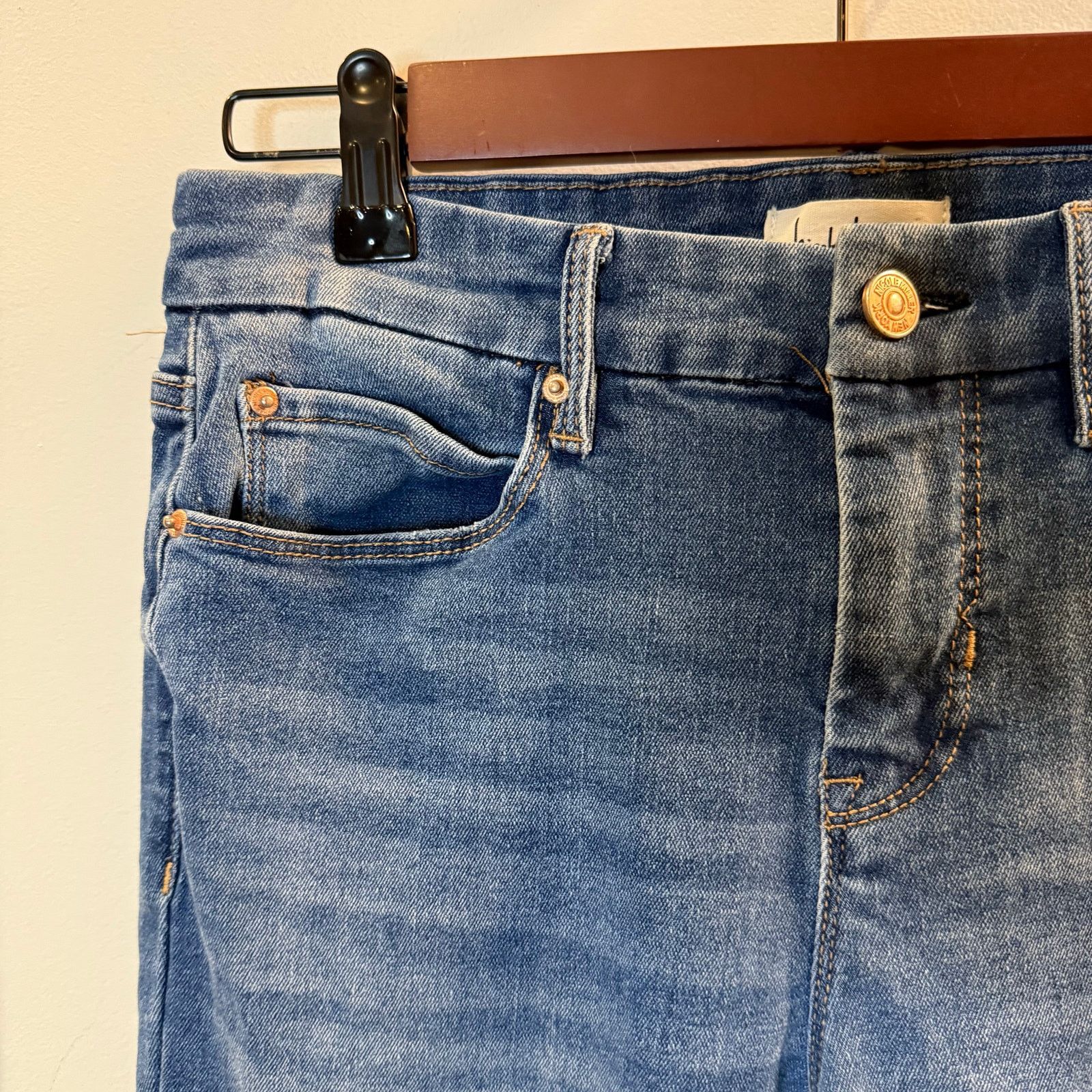 Nicole Miller Nicole Miller Women’s Soho Straight Cropped Jeans Size 4 Size 27" / US 4 / IT 40 - 3 Thumbnail