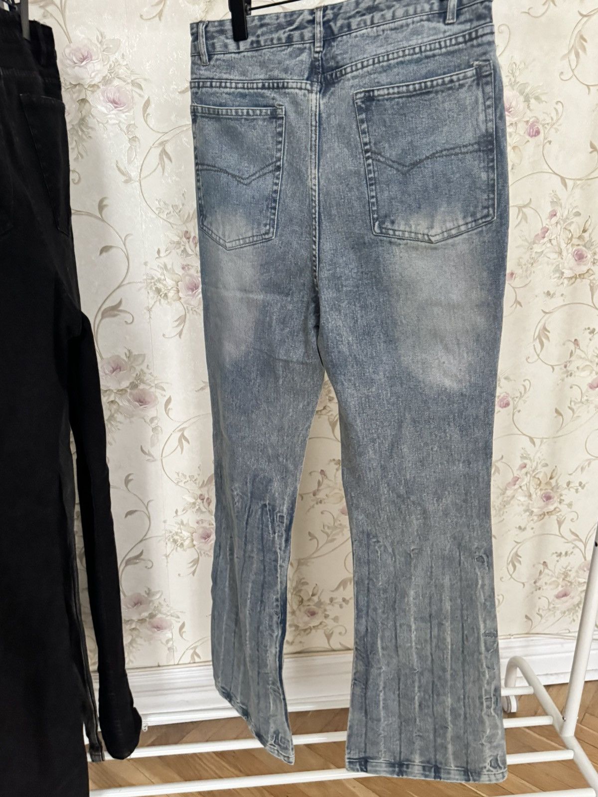 Japanese Brand × Vintage Lost tape flared denim Size US 31 - 4 Thumbnail