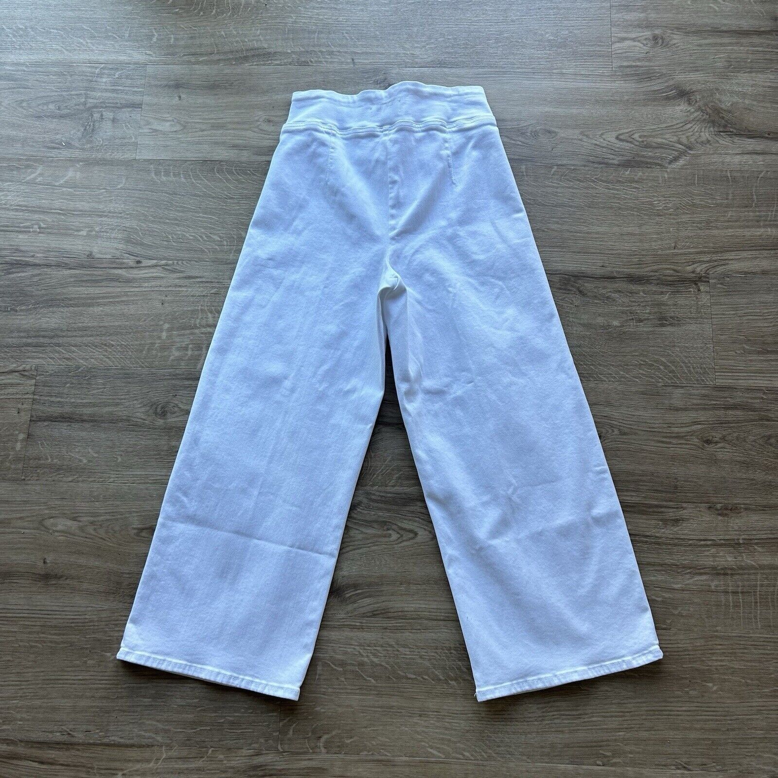 Frame Frame Jeans Womens White Jet Set Wide Leg Pull-On Stretch Hi Size 26" / US 2 / IT 38 - 11 Thumbnail
