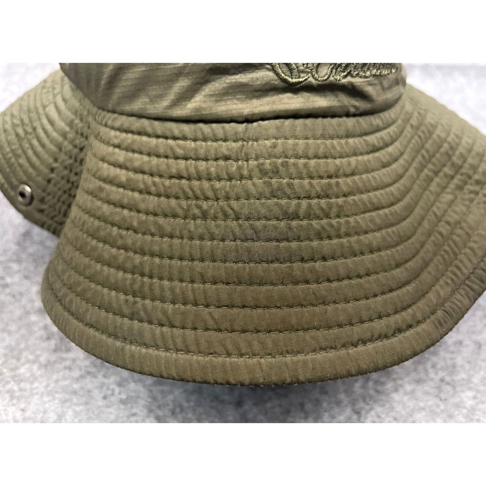 Vintage Outdoors Adult One Size Green Sun Hat Hat/Cap Camp Beach Outdoor Knits Polyester 100% Adjustable, Sun, Travel, Activewear Mens Womens Size ONE SIZE - 3 Thumbnail