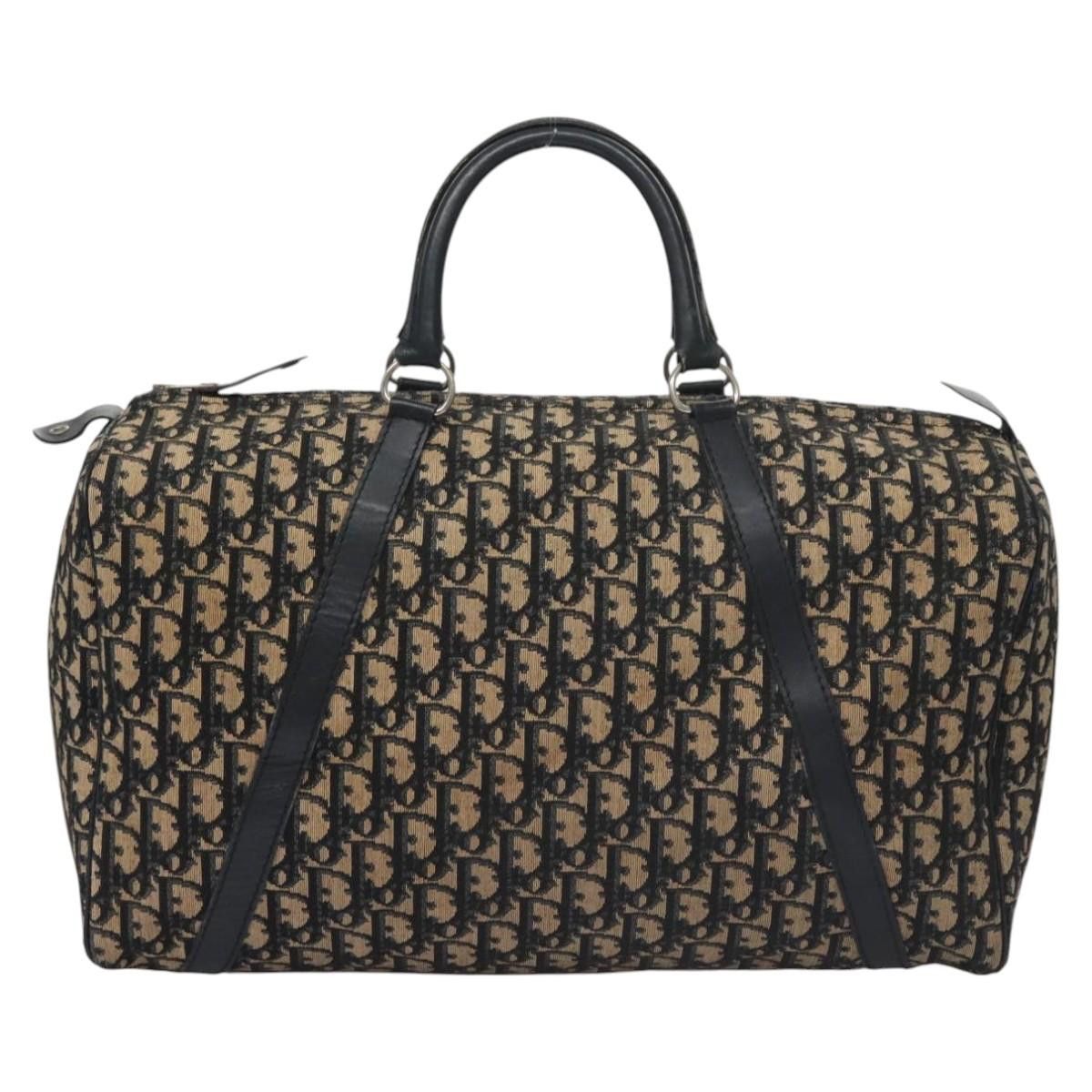 Dior Trotter Navy Canvas Travel Bag (Pre-Owned) Size ONE SIZE - 1 Thumbnail