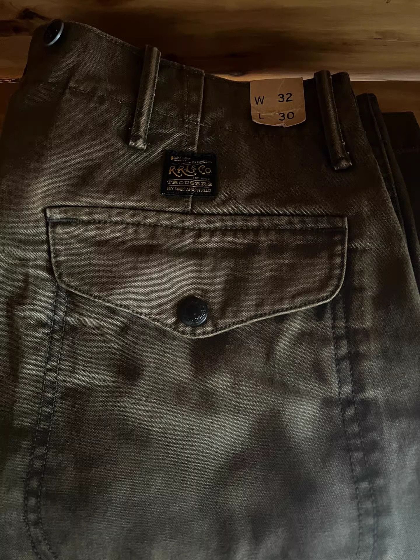 RRL Ralph Lauren Double RRL Vintage Canvas Overalls Size US 32 / EU 48 - 6 Thumbnail
