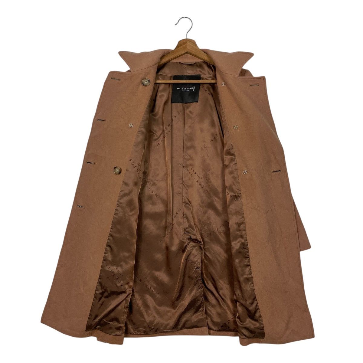 Mackintosh Mackintosh London Double Breasted Wool Brown Coat Size S / US 4 / IT 40 - 12 Thumbnail