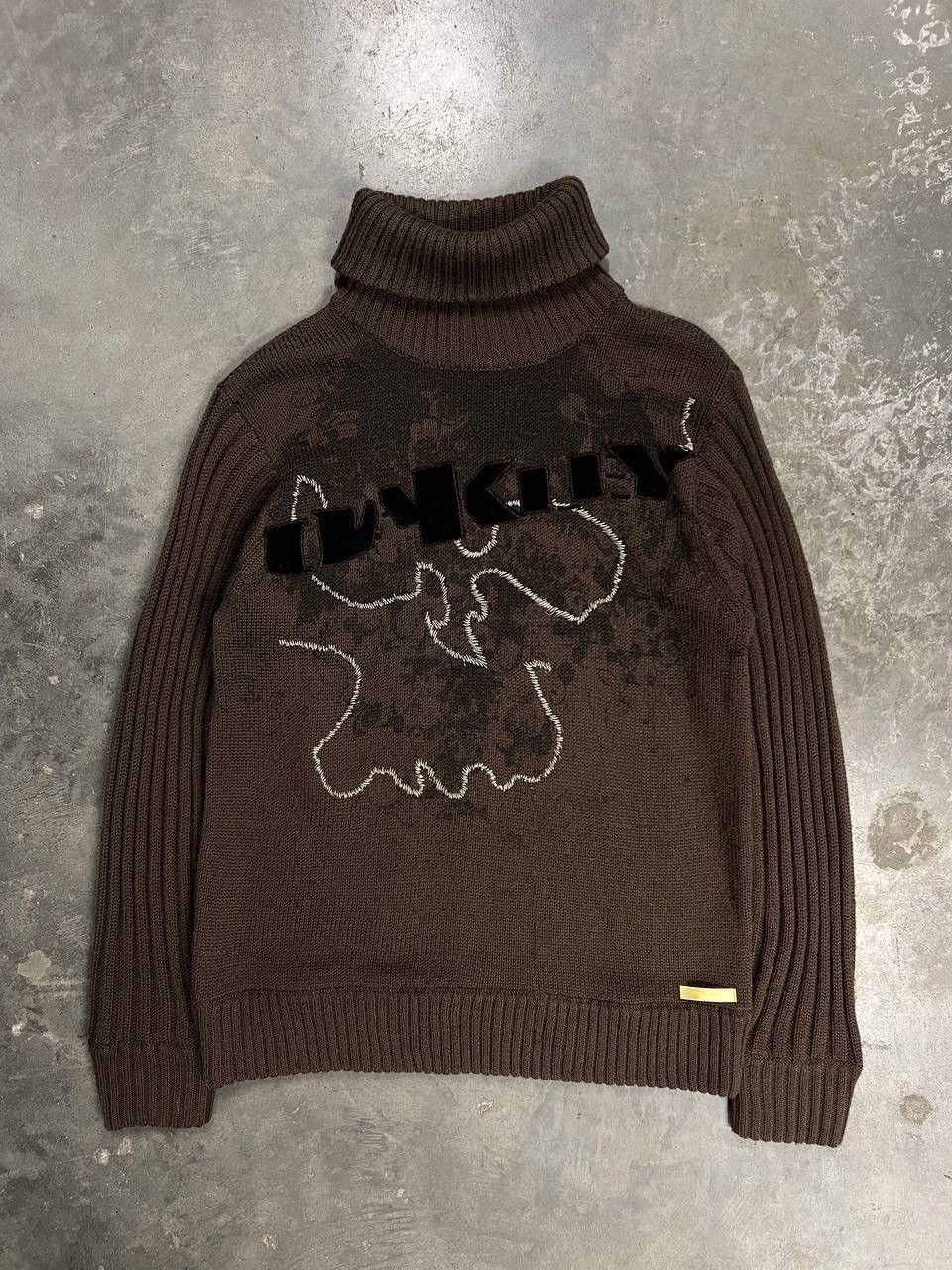 Oakley 2006 Vintage Oakley Skull Sweater Size US M / EU 48-50 / 2 - 1 Thumbnail
