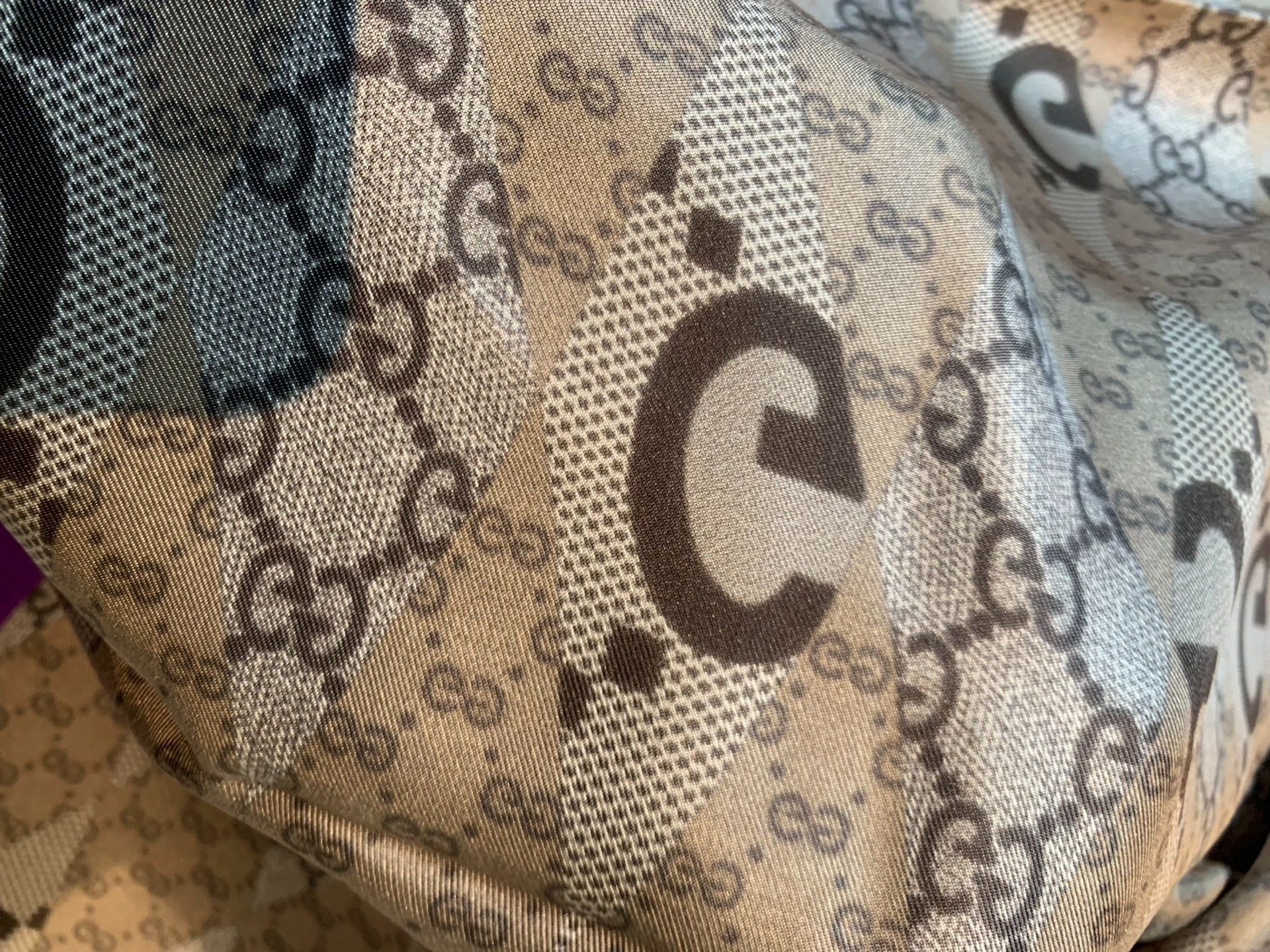 Gucci Gucci Brand-new full-print mulberry silk scarf 2501-Nextarr Size ONE SIZE - 9 Thumbnail