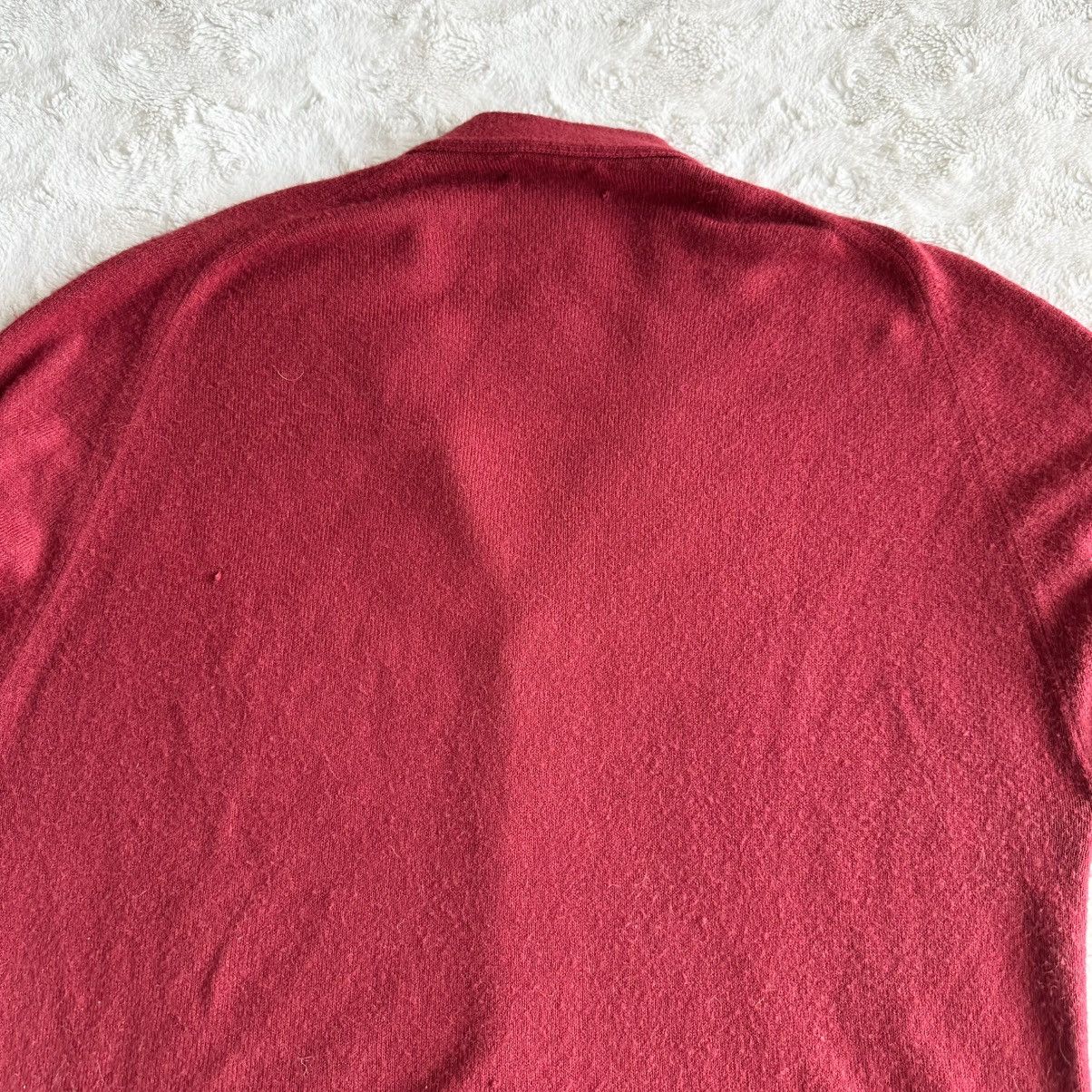 Lacoste Vintage Izod Lacoste Cardigan Sweater Men Medium Red Acrylic Size US M / EU 48-50 / 2 - 5 Thumbnail