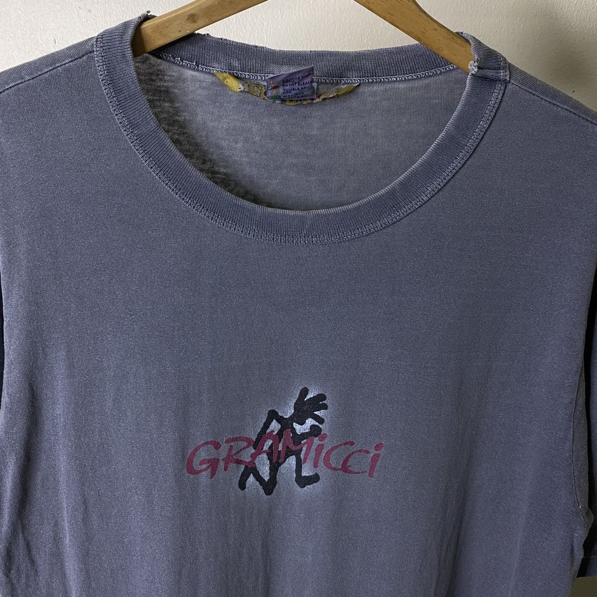 Gramicci Vintage 1990s Gramicci Washed Blue T Shirt Size US L / EU 52-54 / 3 - 2 Thumbnail