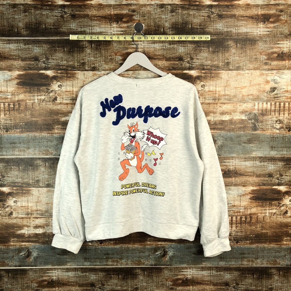 Japanese Brand PLYMTONE White cartoon vintage Sweatshirt #A1939 Size US M / EU 48-50 / 2 - 1 Thumbnail