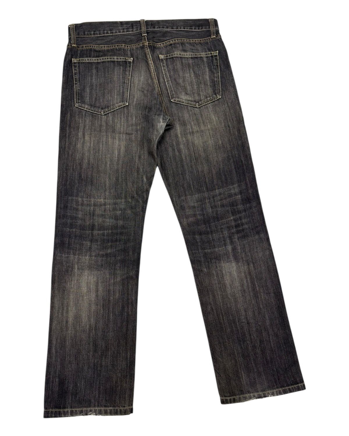 Undercover RUSTY BLACK BAGGY JEANS UNIQLO DISTRESSED DENIM Size US 34 / EU 50 - 6 Thumbnail