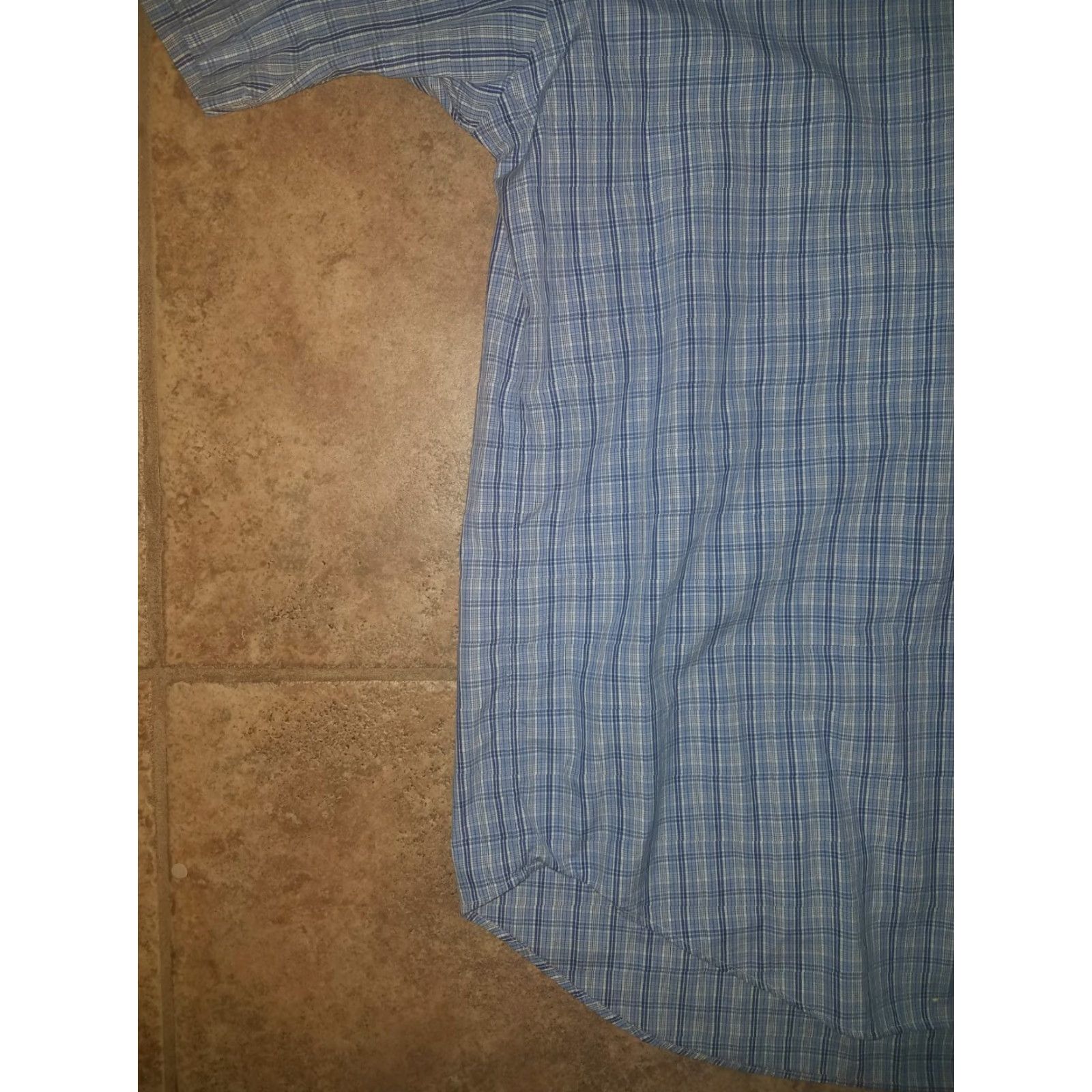 Polo Ralph Lauren Polo Ralph Lauren Blue Plaid Short Sleeve Button-Up Shirt Mens L Size US L / EU 52-54 / 3 - 4 Thumbnail