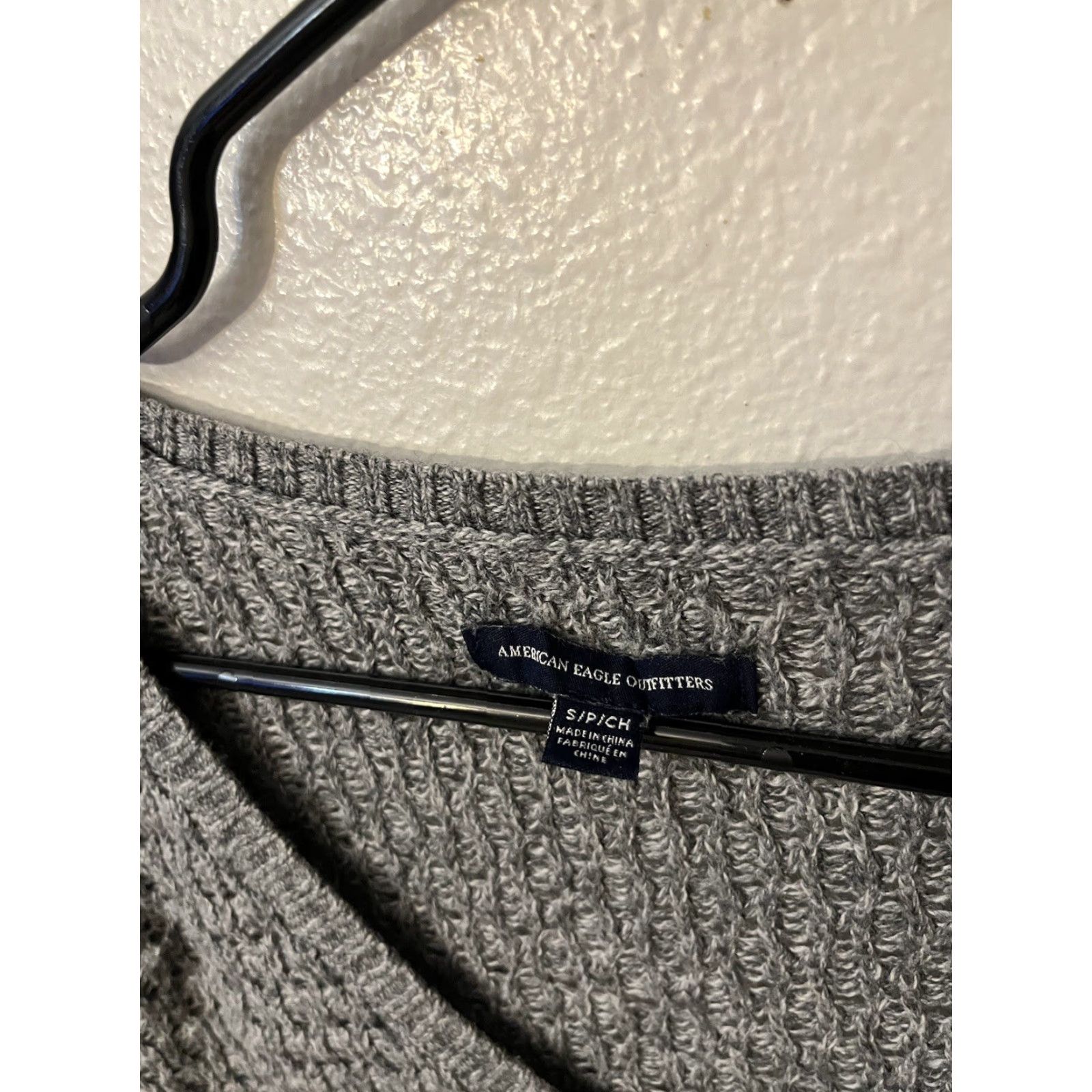 American Eagle Outfitters VINTAGE American Eagle Outfitters Sweater Pullover Knit Women’s Small Casual Long Sleeve Gray Fall Winter Women Size S / US 4 / IT 40 - 2 Thumbnail