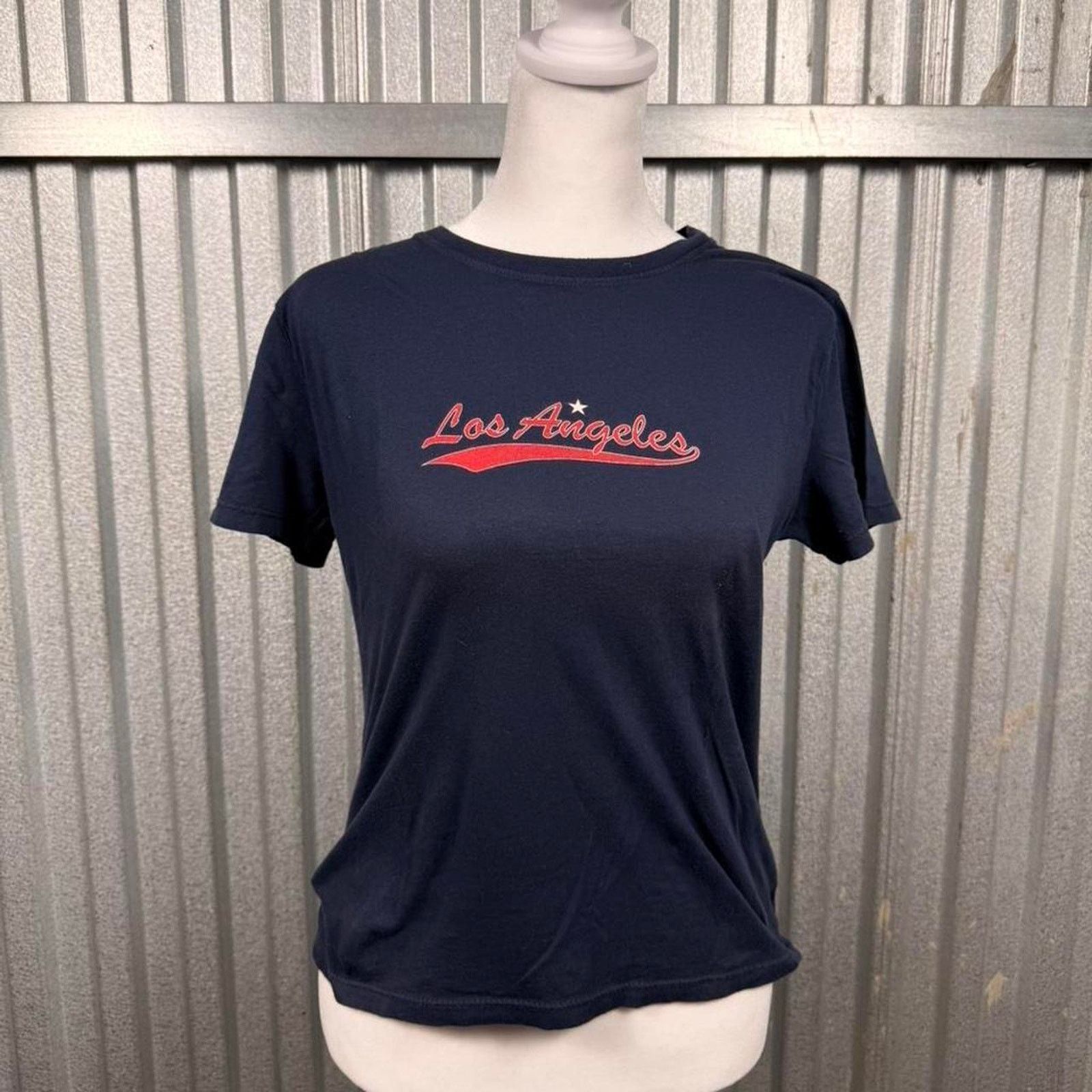 Other Los angeles John Golt navy baby tee Size XS / US 0-2 / IT 36-38 - 1 Thumbnail