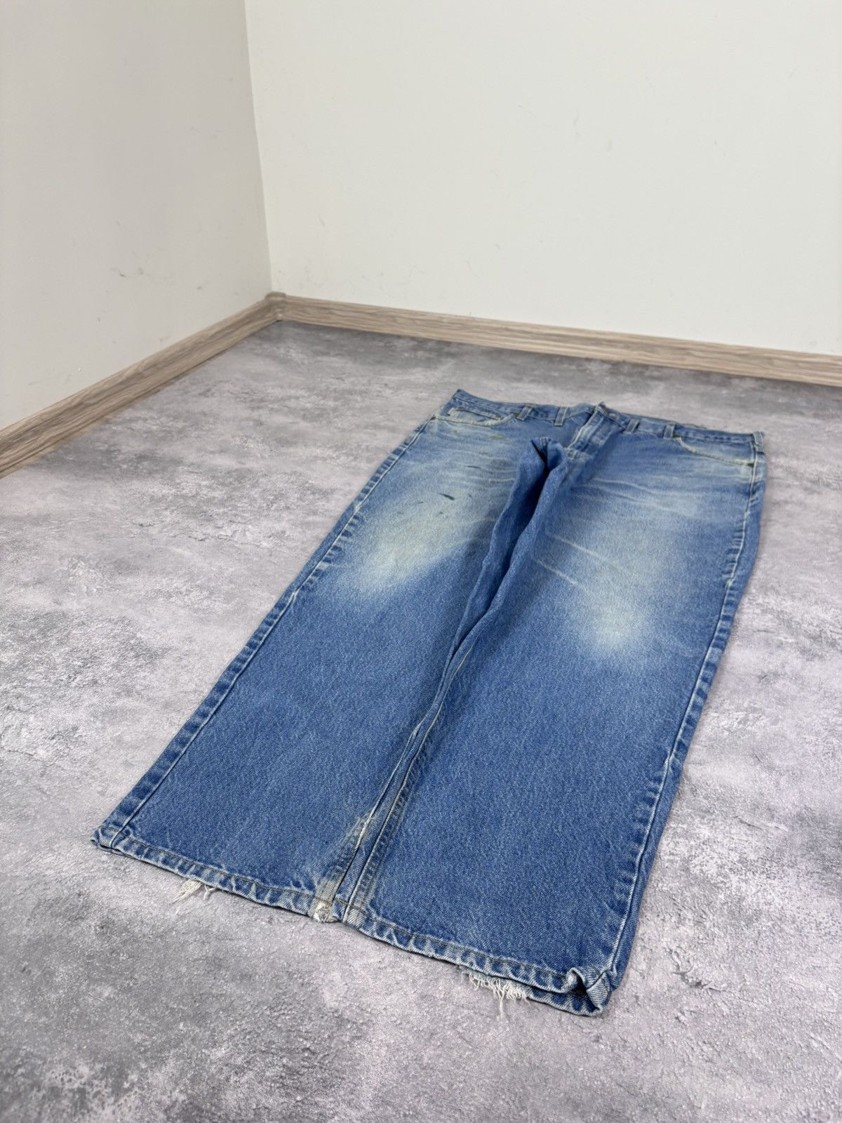 Carhartt Vintage Carhartt Men’s Denim Jeans Faded Light Blue Workwear Size US 44 / EU 60 - 12 Thumbnail