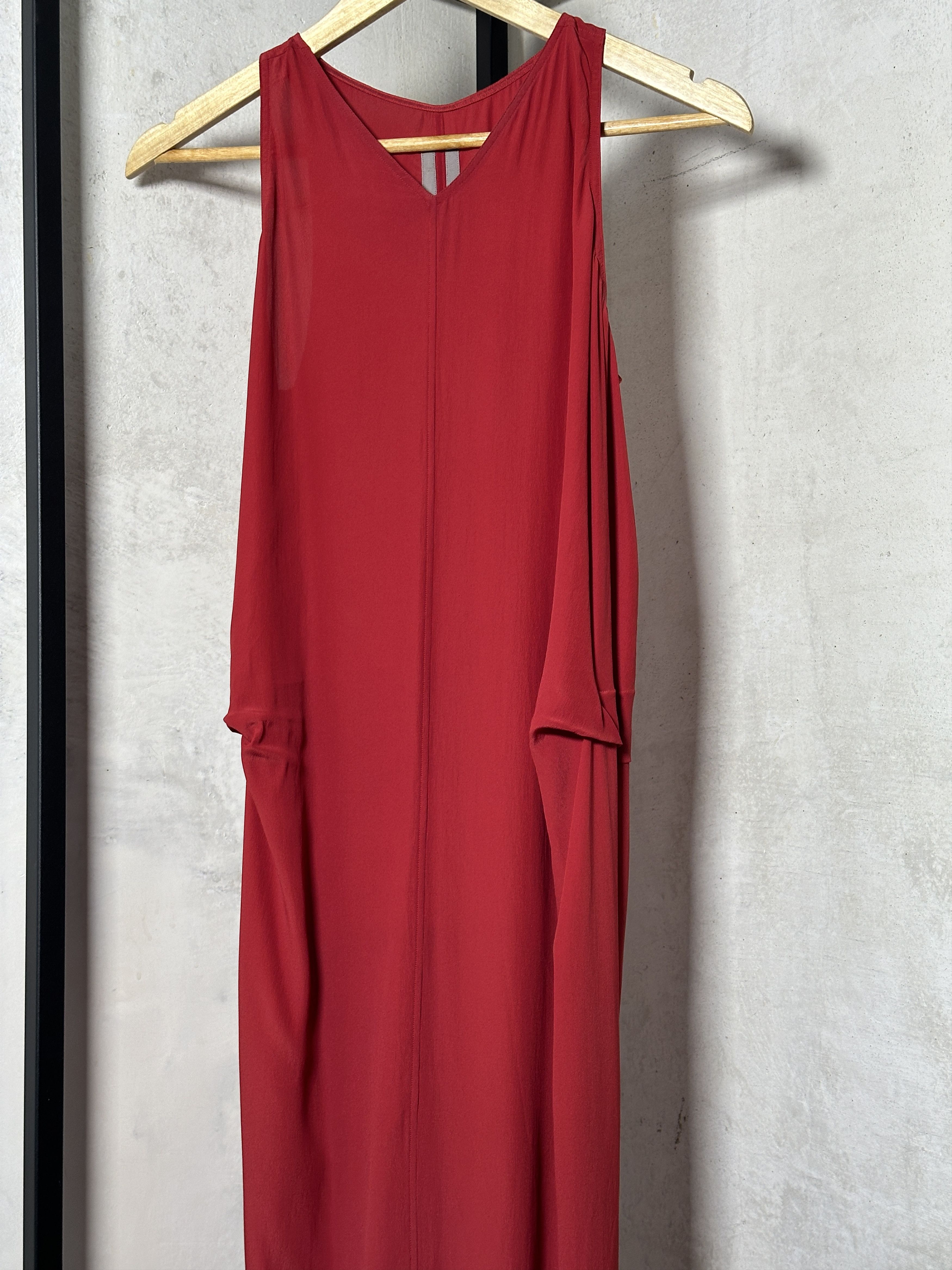 Rick Owens Rick Owens Moody Tank Gown in Red Size M / US 6-8 / IT 42-44 - 6 Thumbnail
