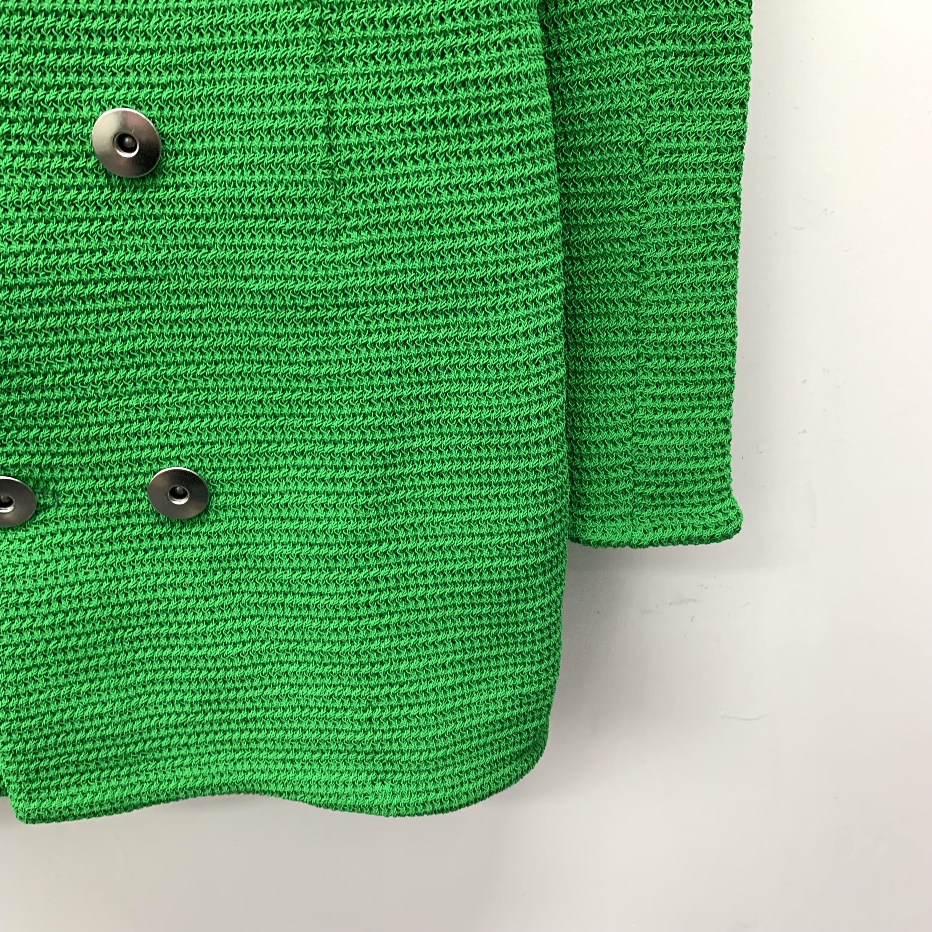 Bottega Veneta Bottega Veneta Jacket – Green Cotton (Size XXS) Size XXS / US 00 / IT 34 - 5 Thumbnail