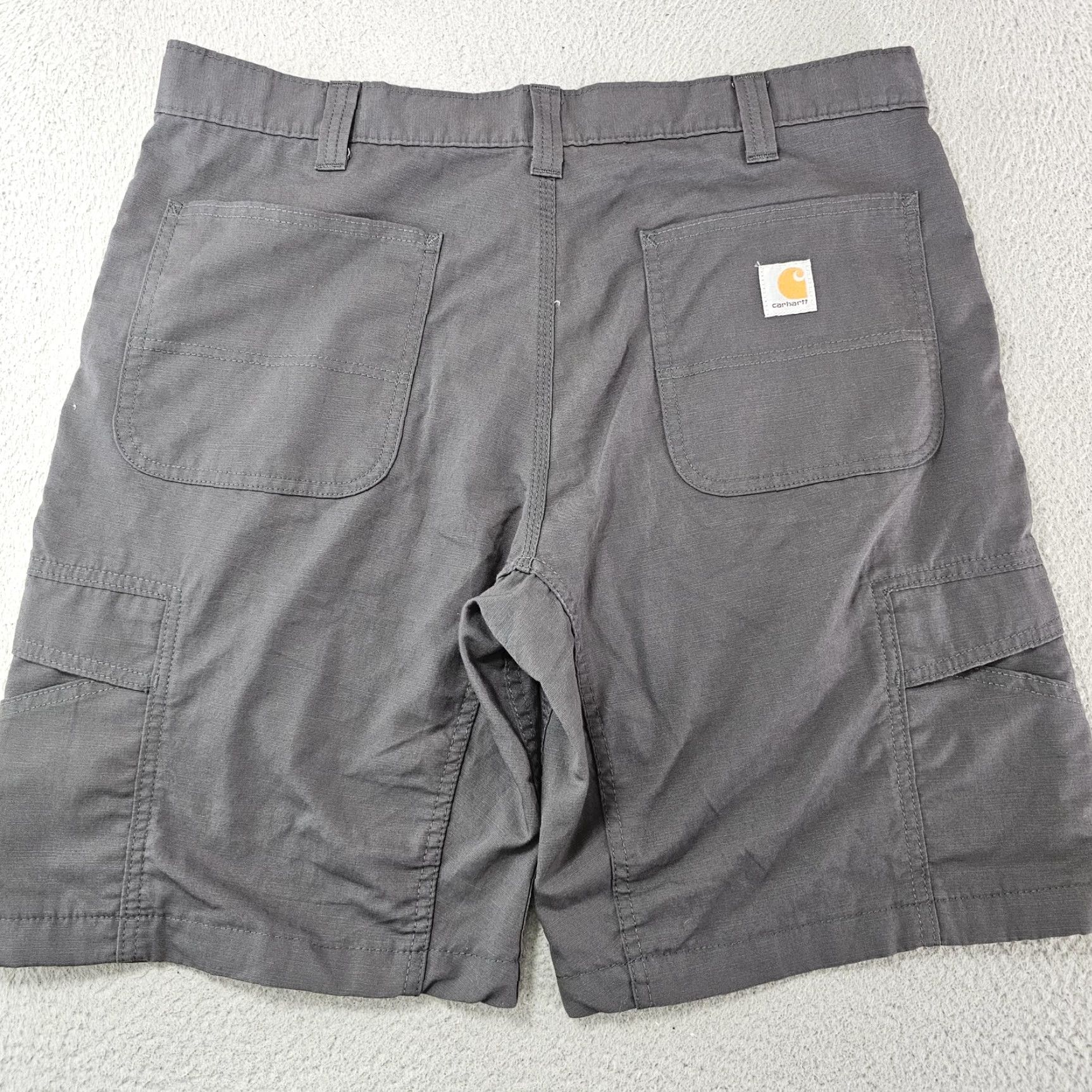 Carhartt Carhartt Shorts Mens 38 Gray Force Extremes Relaxed Fit Cargo Zip Pocket Work Size US 38 / EU 54 - 4 Thumbnail