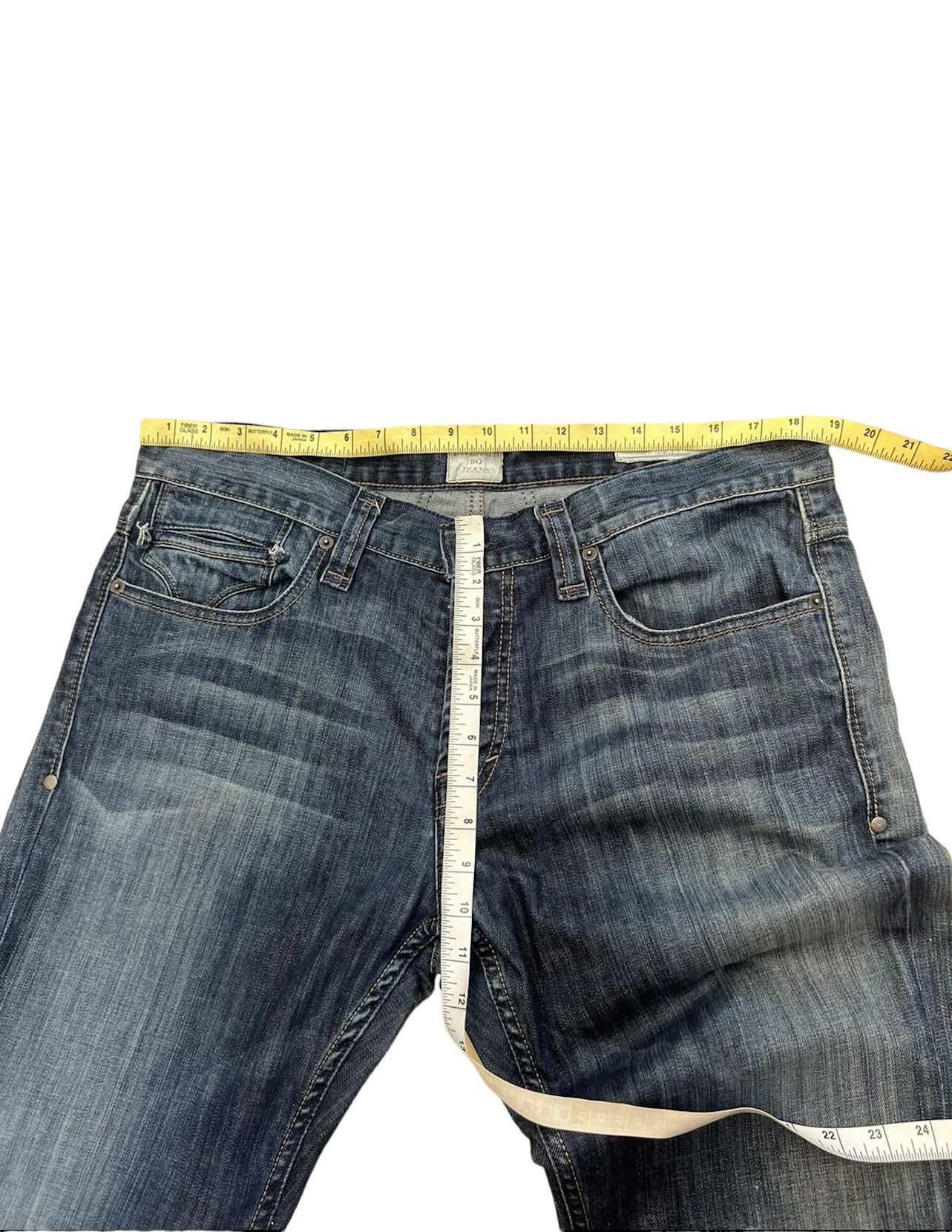 Jimmy Taverniti Vintage Taverniti So Jeans James 19 Fade Blue Denim Flare Size US 36 / EU 52 - 3 Thumbnail