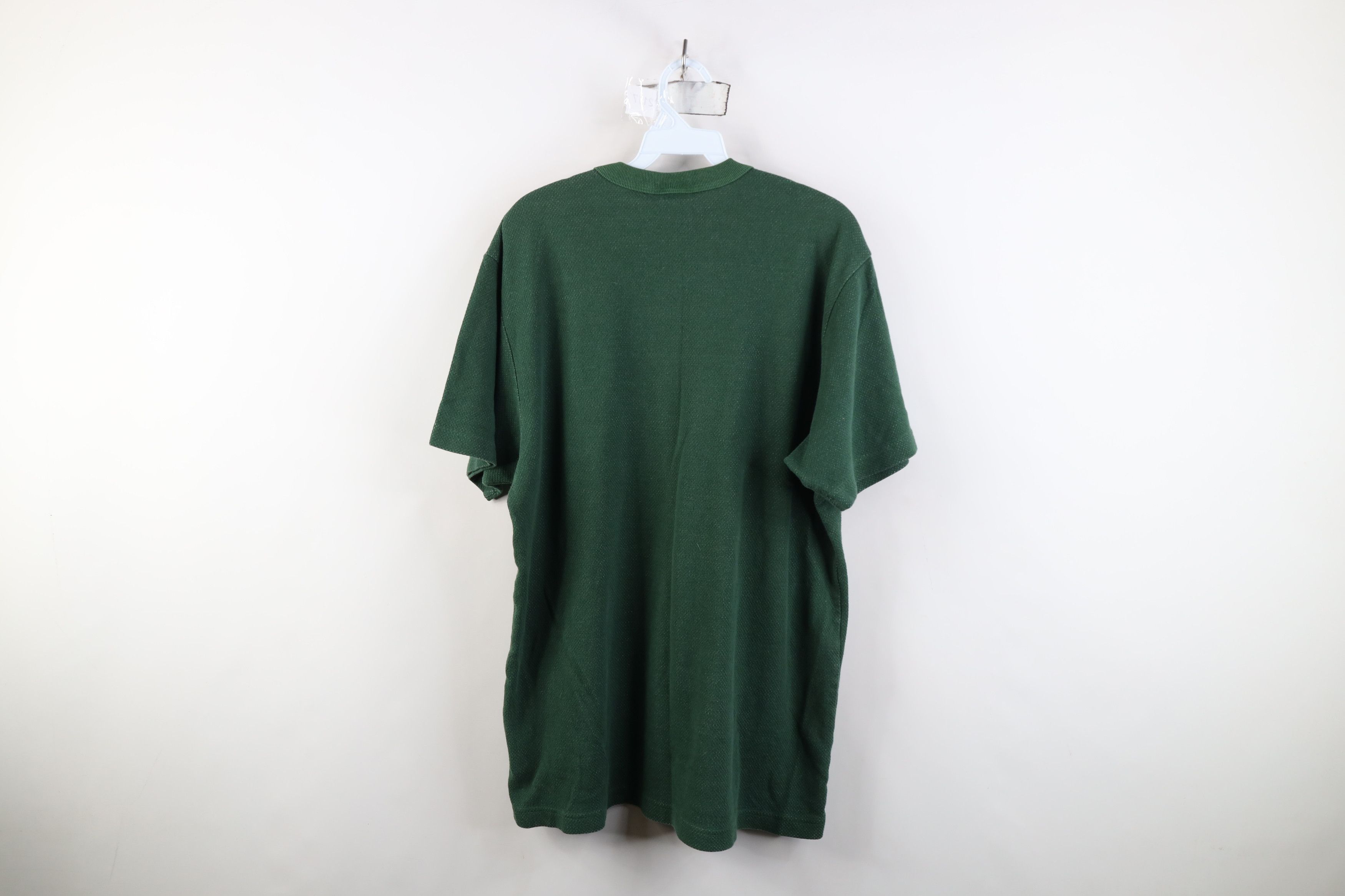 Nike Vintage Nike Scott Mini Swoosh Jersey Knit T-Shirt Green Size US L / EU 52-54 / 3 - 11 Thumbnail