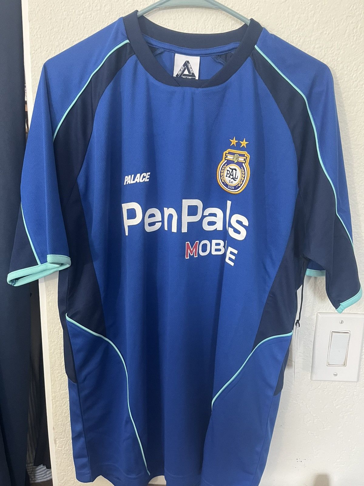 Palace Palace Skateboards Persailles Football Top White | Grailed