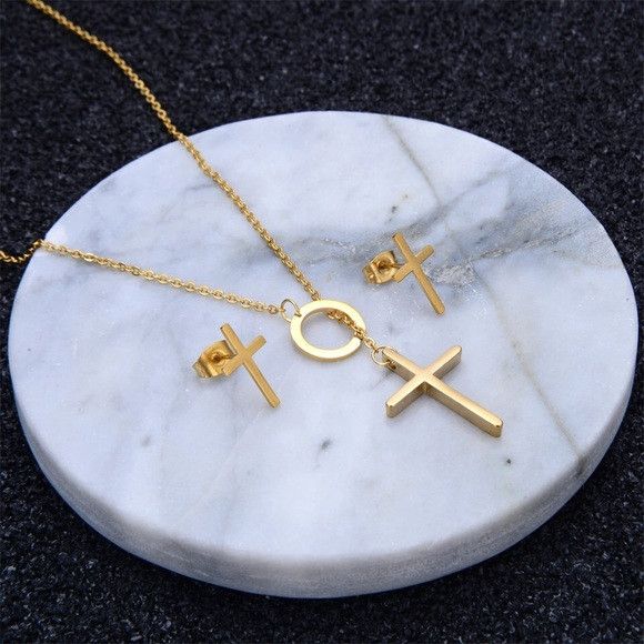 Other Stainless Steel Jewelry Set For Women Size ONE SIZE - 3 Thumbnail