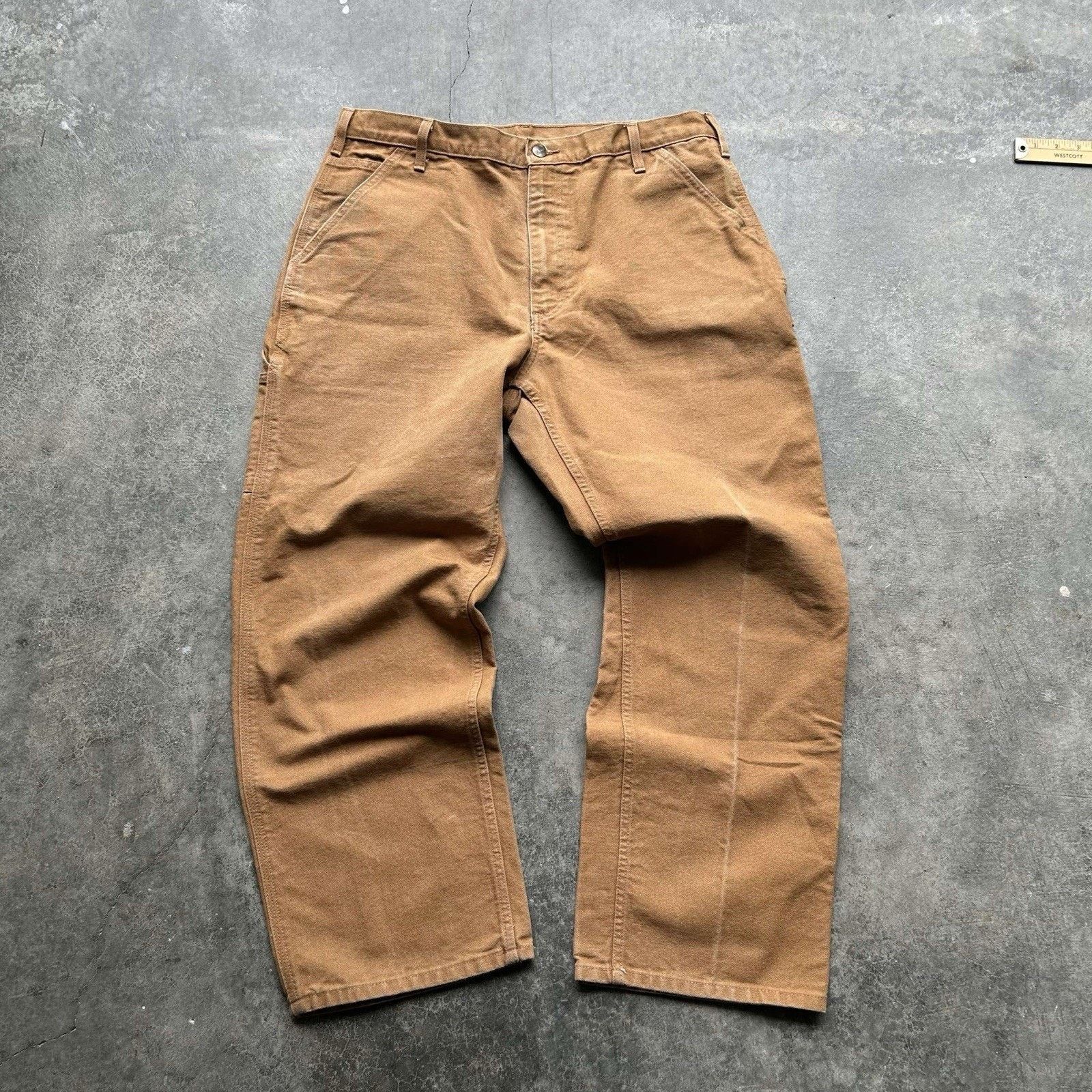 Carhartt Vintage Carhartt Carpenter Pants Men’s 38 X 30 Duck Canvas W Size US 38 / EU 54 - 3 Thumbnail