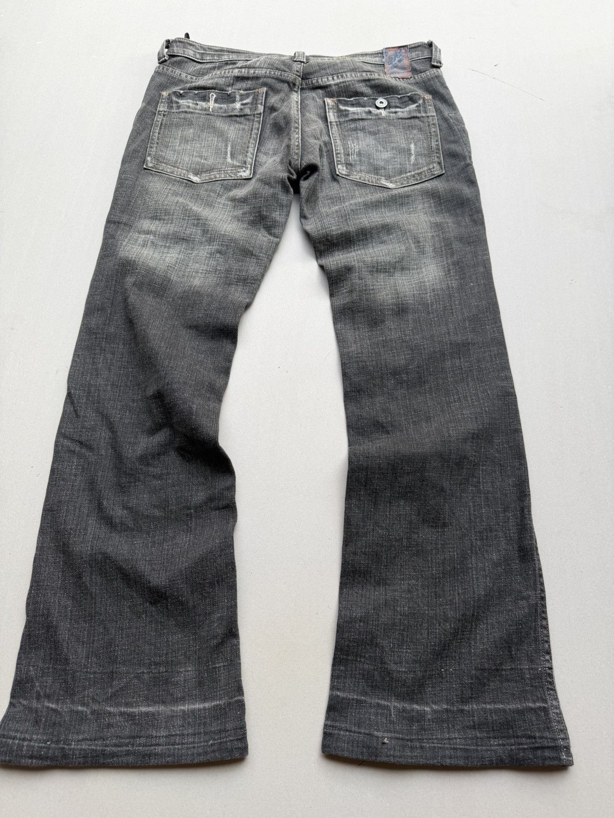 5351 POUR LES HOMMES CAMEL ROAD gimmick flare jeans Size US 30 / EU 46 - 5 Thumbnail
