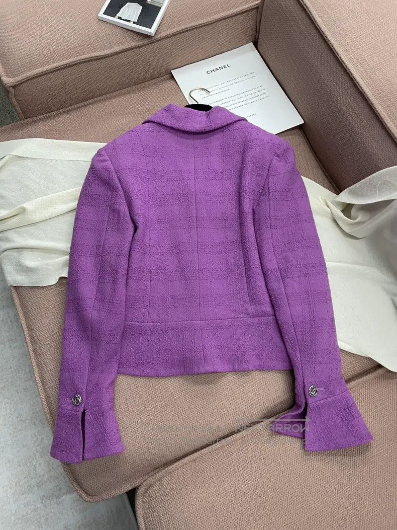 Chanel Chanel 23B purple four-pocket jacket Size XS / US 0-2 / IT 36-38 - 3 Thumbnail