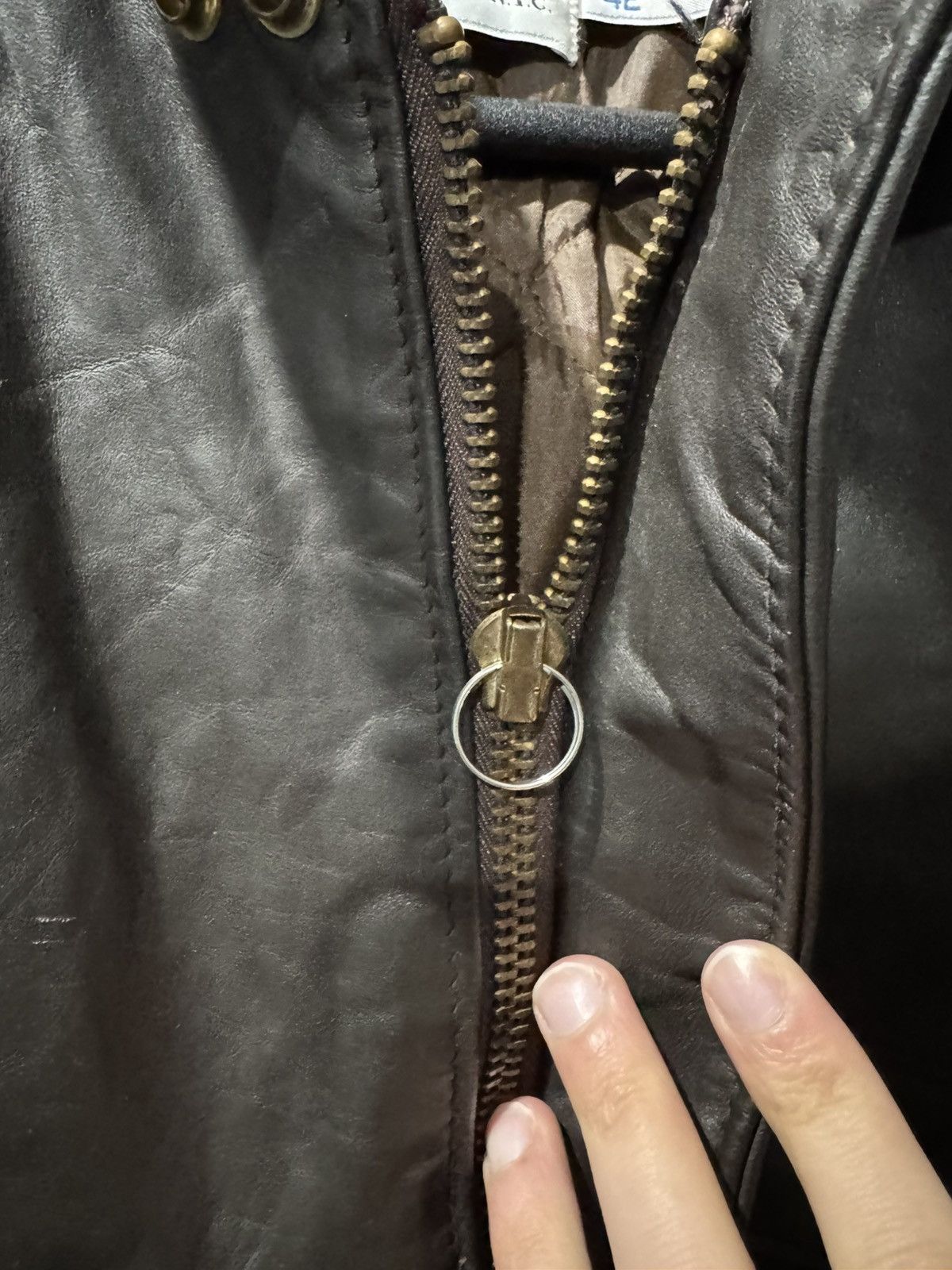 Schott Schott brown leather A2 leather jacket Size US XS / EU 42 / 0 - 6 Thumbnail