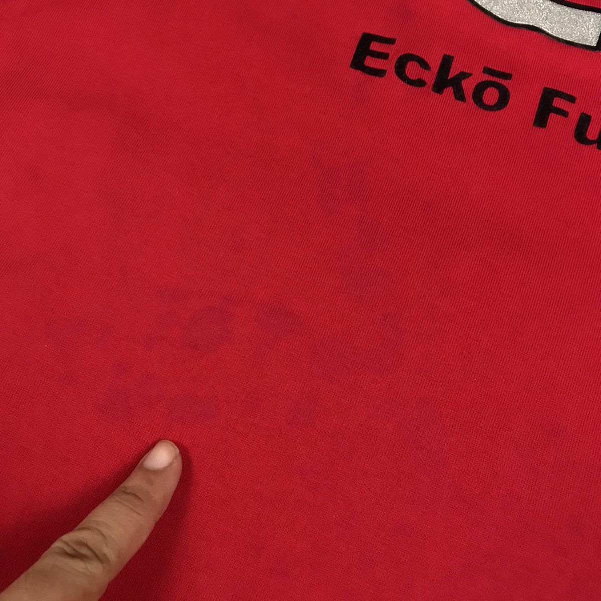 Ecko Unltd. ECKO FUNCTION BIG LOGO TSHIRT FADED TSHIRT Size US XL / EU 56 / 4 - 7 Thumbnail
