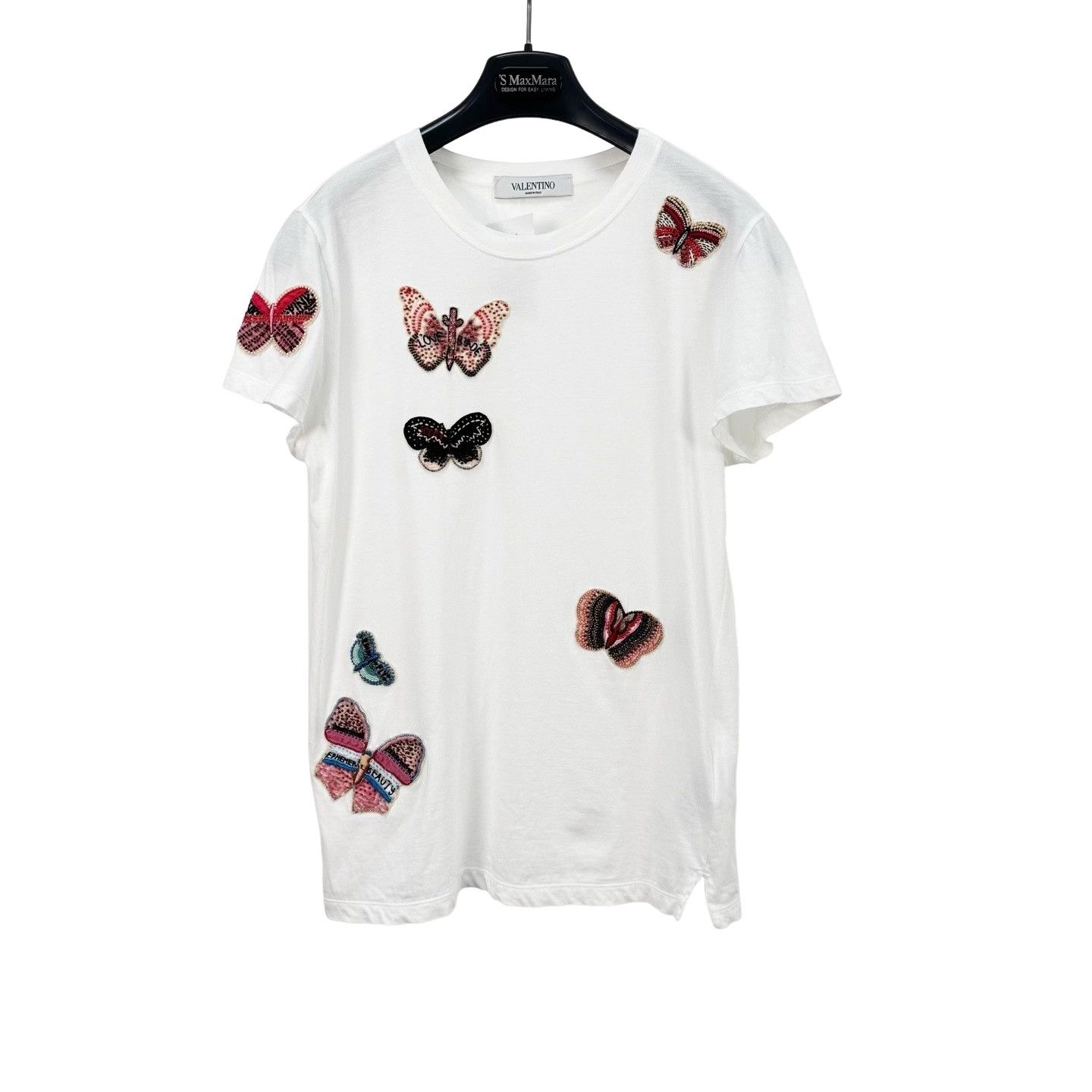 Valentino Valentino Beaded Butterfly T-Shirt M Size M / US 6-8 / IT 42-44 - 1 Thumbnail