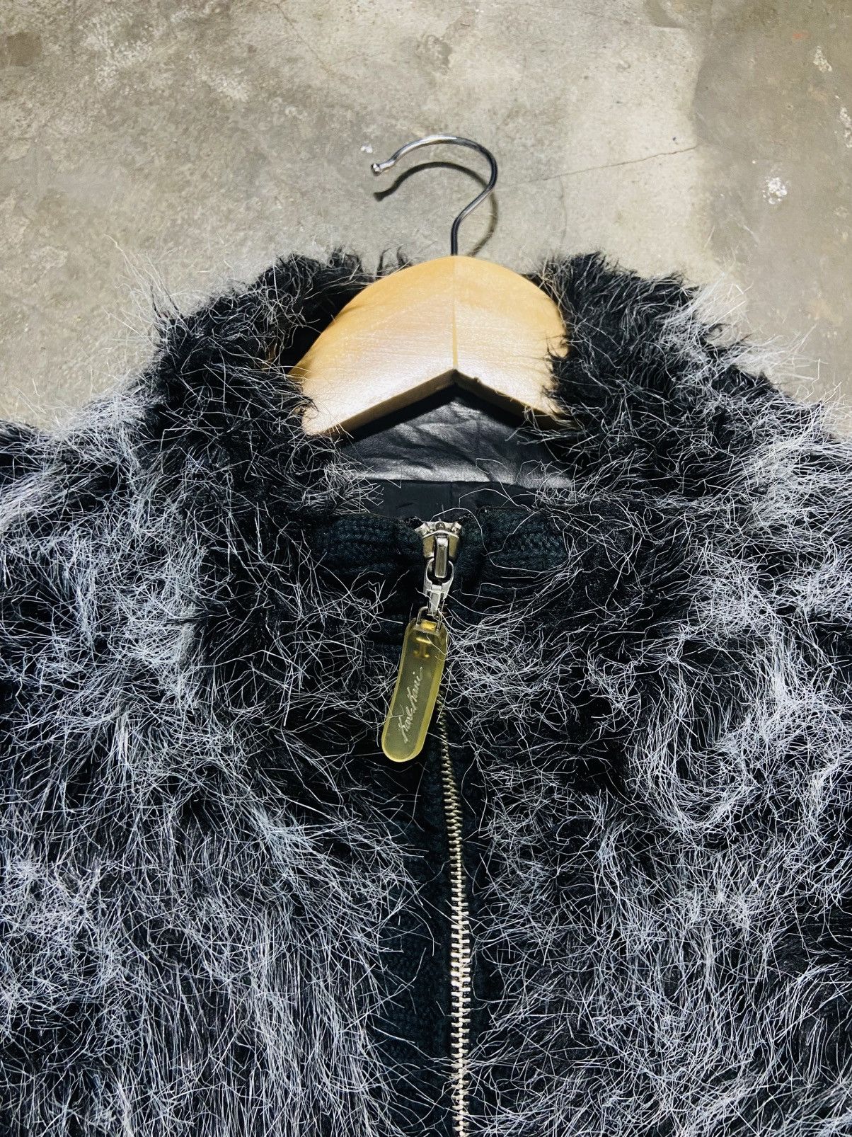 Karl Kani Rare 🔥🔥 Karl Kani Mohair-Style Bomber Jacket Size US XL / EU 56 / 4 - 10 Thumbnail