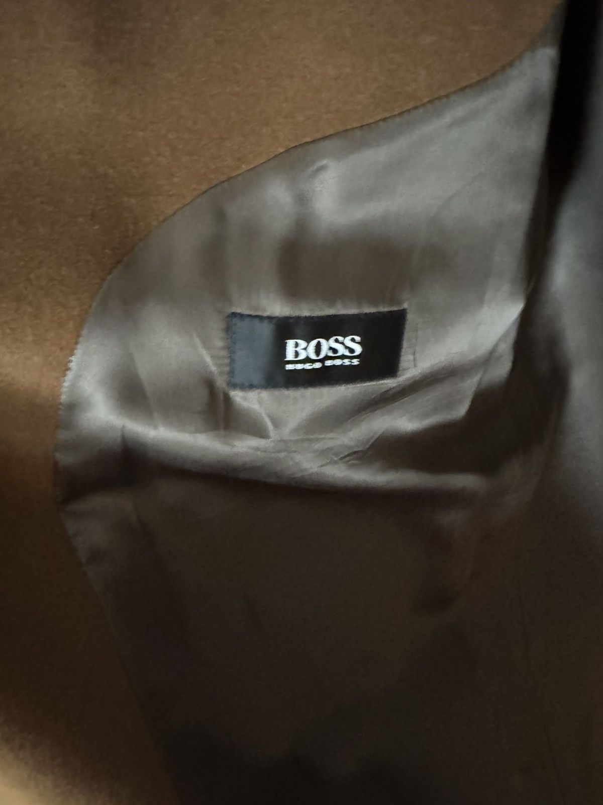 Hugo Boss Long Wool Made in Italy Coat Size US XL / EU 56 / 4 - 4 Thumbnail