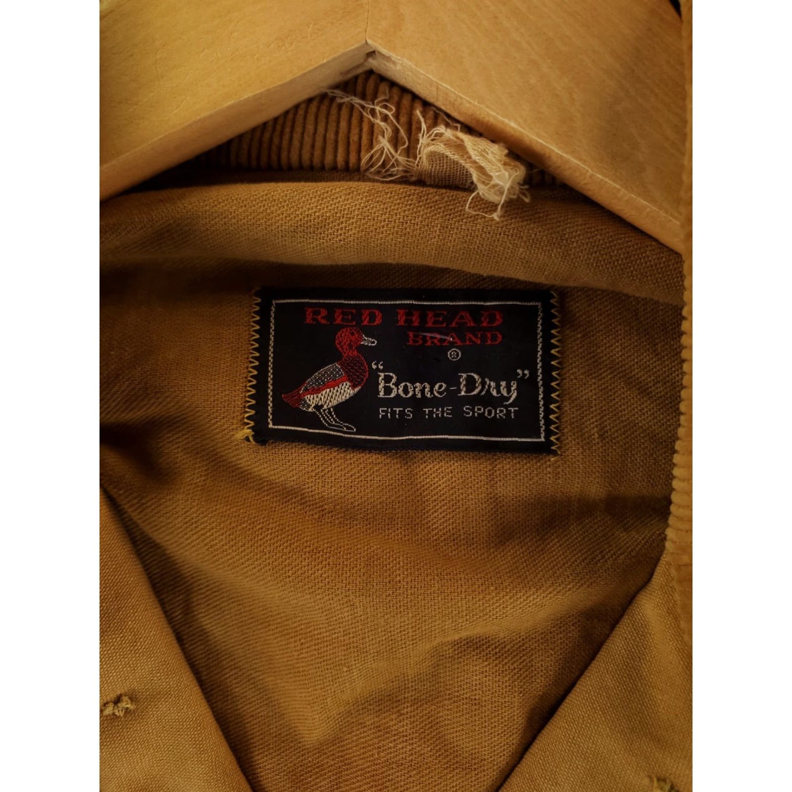 Vintage VINTAGE Red Head Jacket Hunting Field Brown Corduroy Collar Mens L Brown Hunting 50s Red Head Jacket Mens L Size US L / EU 52-54 / 3 - 3 Thumbnail