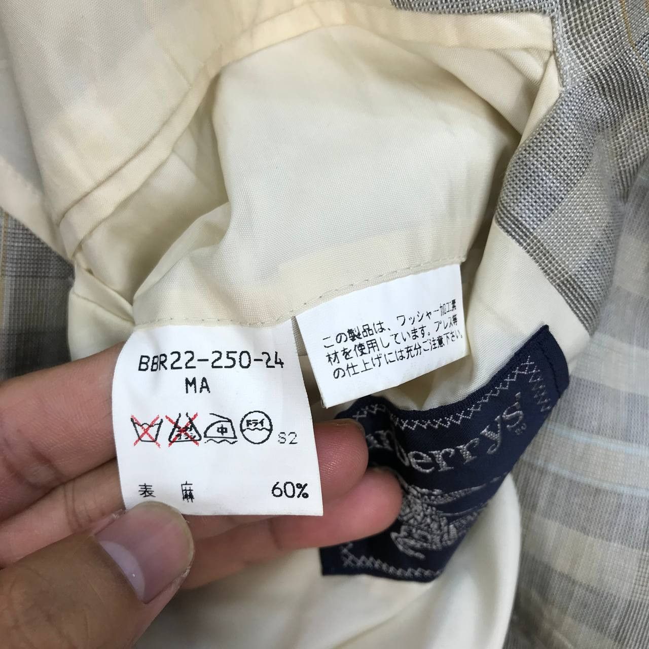 Burberry BURBERRY JAPAN PLAID BLAZER MEDIUM Size US M / EU 48-50 / 2 - 6 Thumbnail