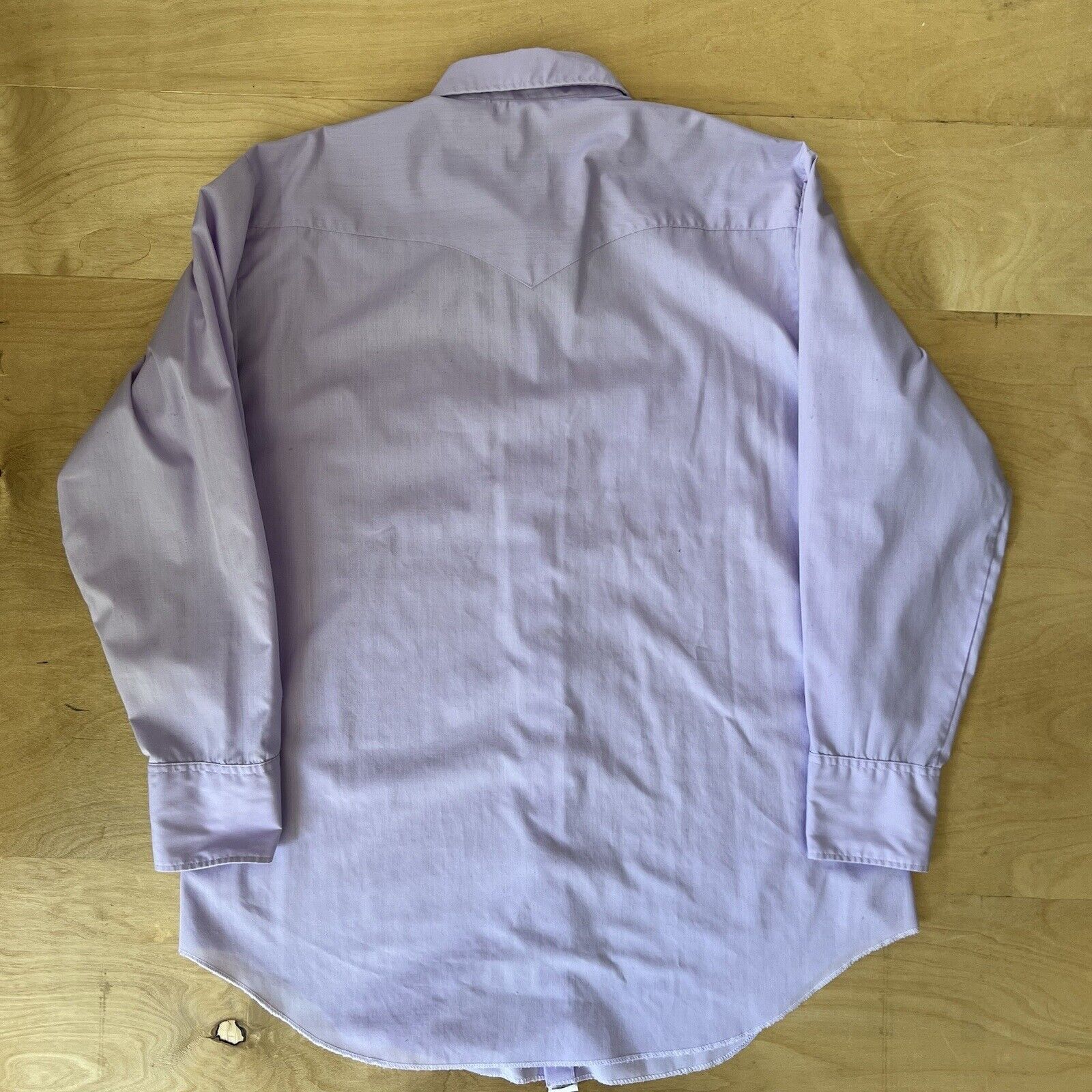 Vintage Vintage H Bar C Pearl Snap Shirt 16.5 Purple Western Wear Size US XXL / EU 58 / 5 - 6 Thumbnail