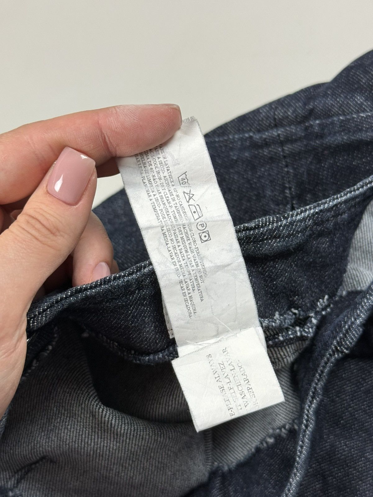 Armani Armani Jeans Vintage 90s Ladies Denim Midi Y2K Skirt Size 32" / US 10 / IT 46 - 15 Thumbnail