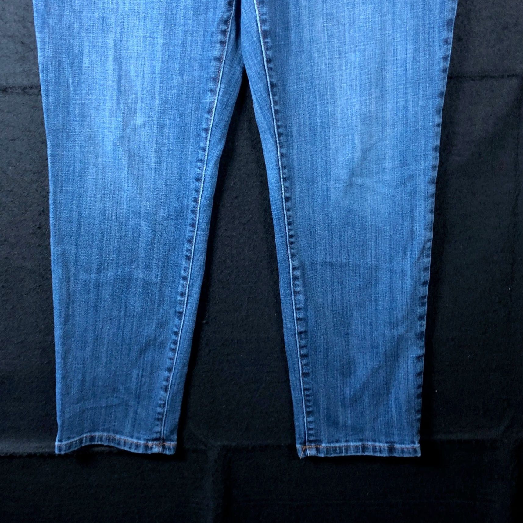 Vintage Chicos Womens Jeans Blue Denim Mid Rise So Slim Crop Stretch 0 (S) Size 30" / US 8 / IT 44 - 3 Thumbnail
