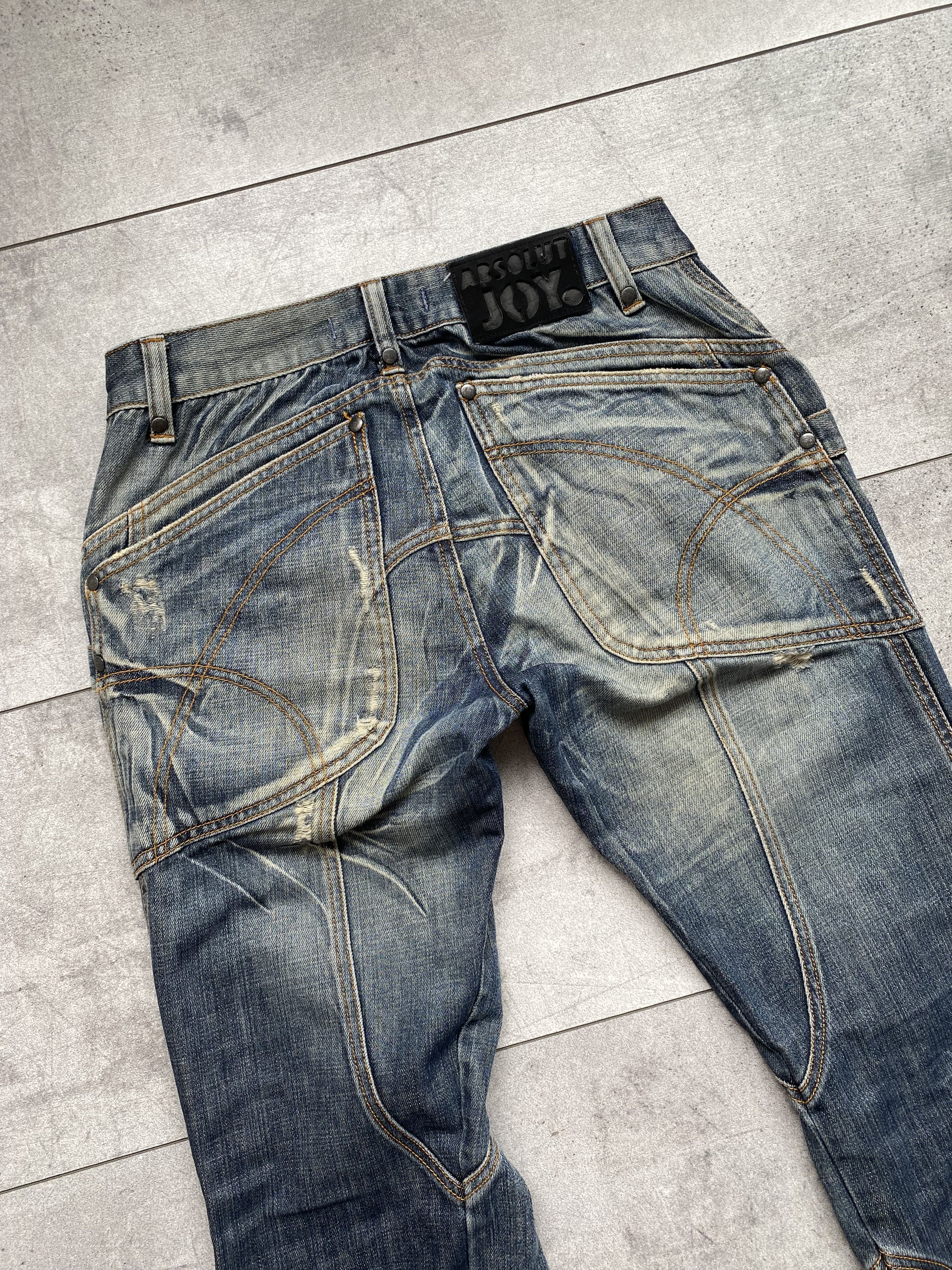 Absolut Joy Vintage Y2K Absolut JOY Damage Jeans Size US 29 - 8 Thumbnail